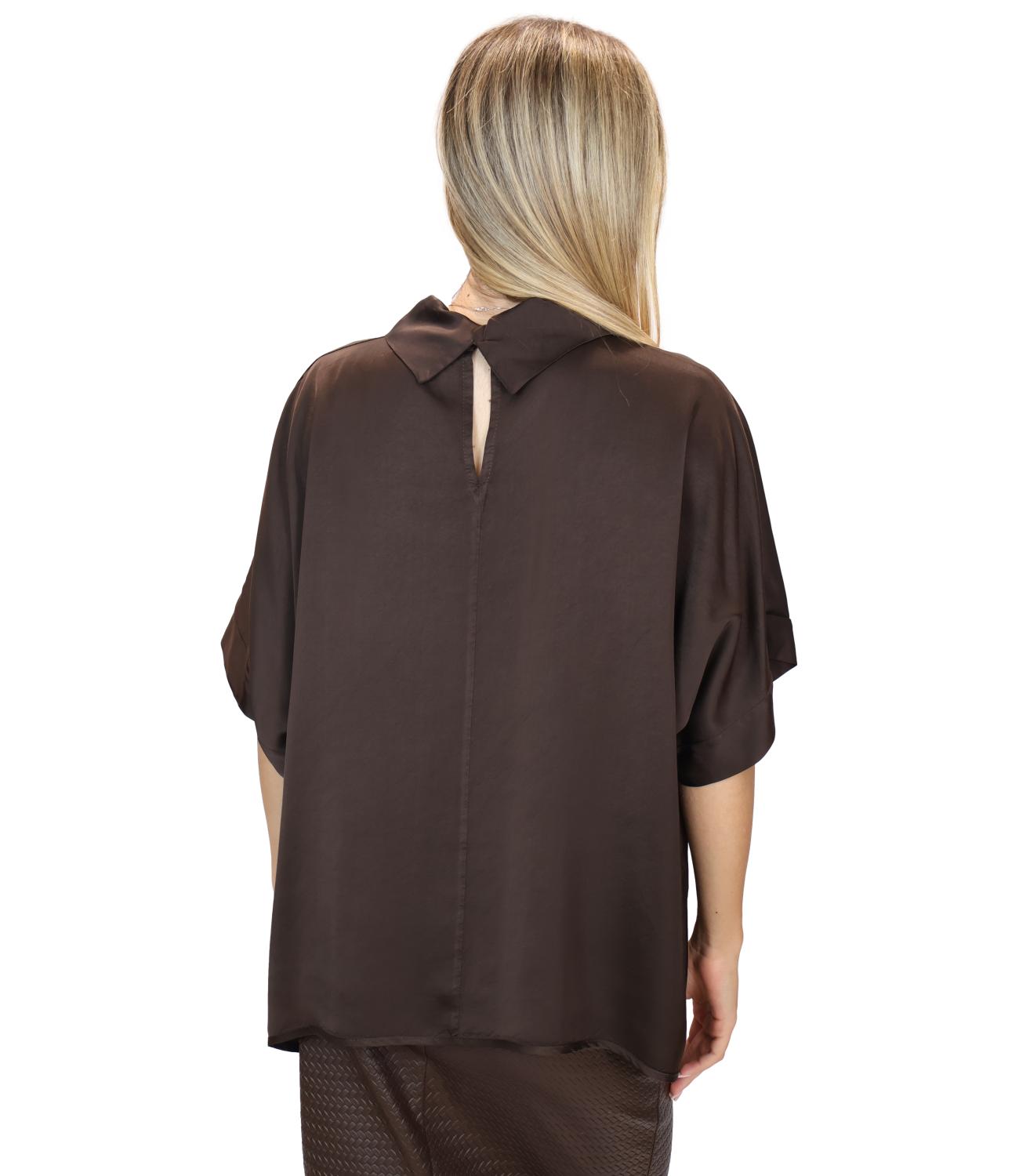 Blusa Motel G467B22R-PR Donna - Moka