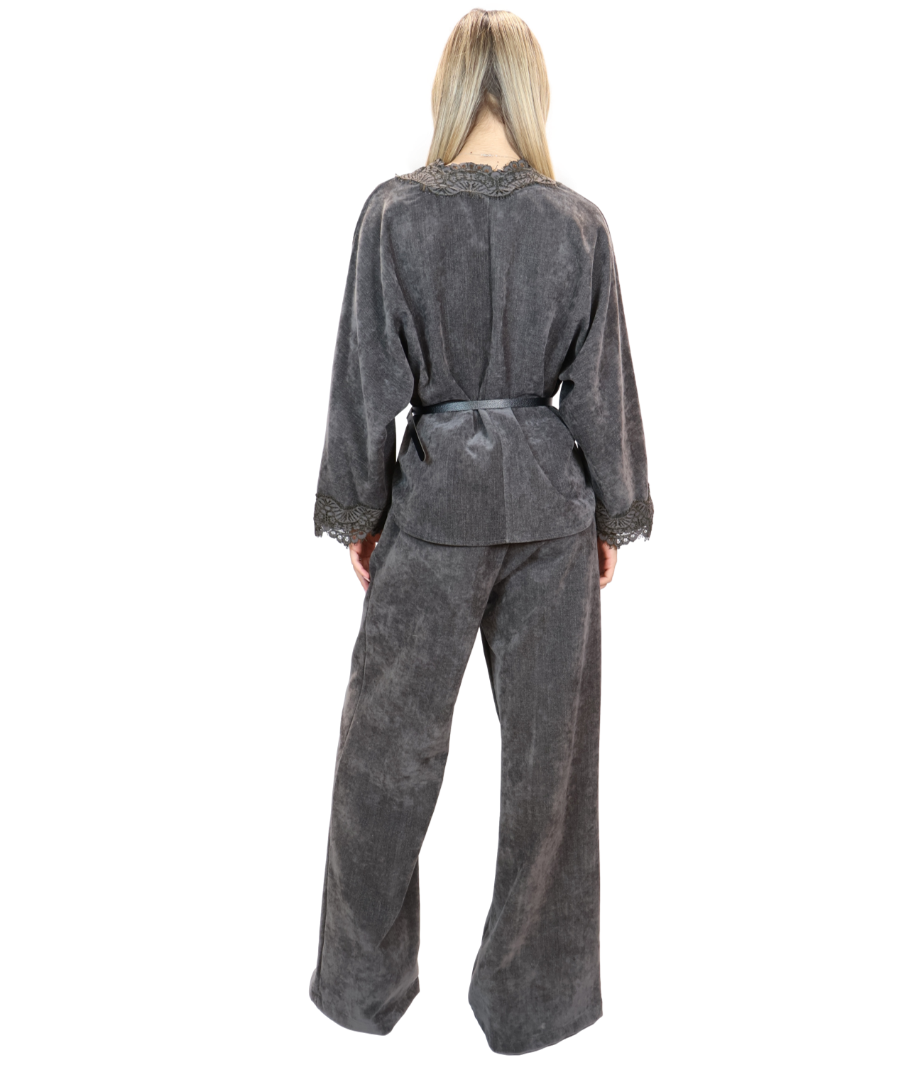 Pantalone Motel P20051MO Donna - Asfalto