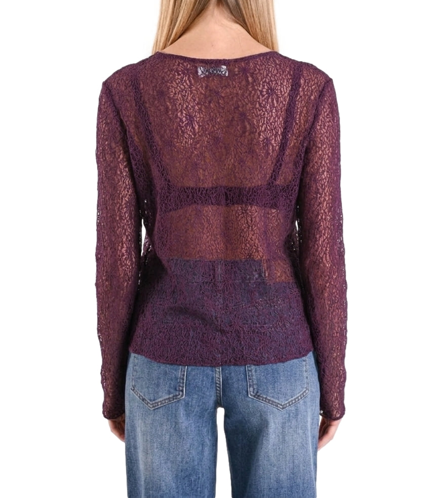 Maglia Myastreet PN0105-06 Donna - Prugna