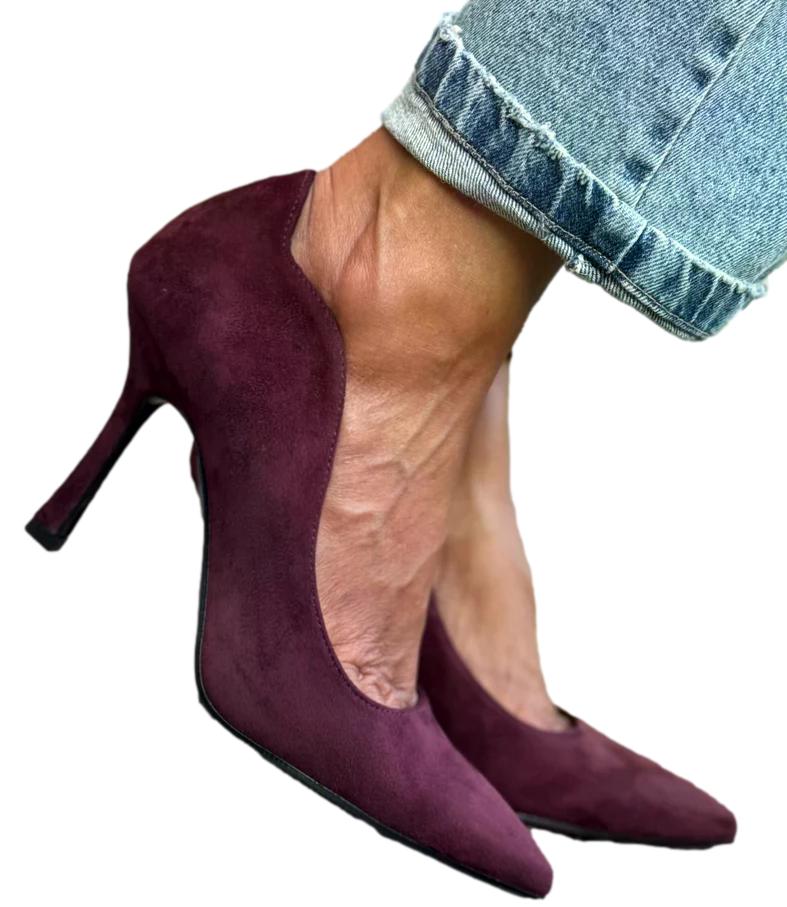 Décolleté Ovye' LF410A076CAM Donna - Bordo