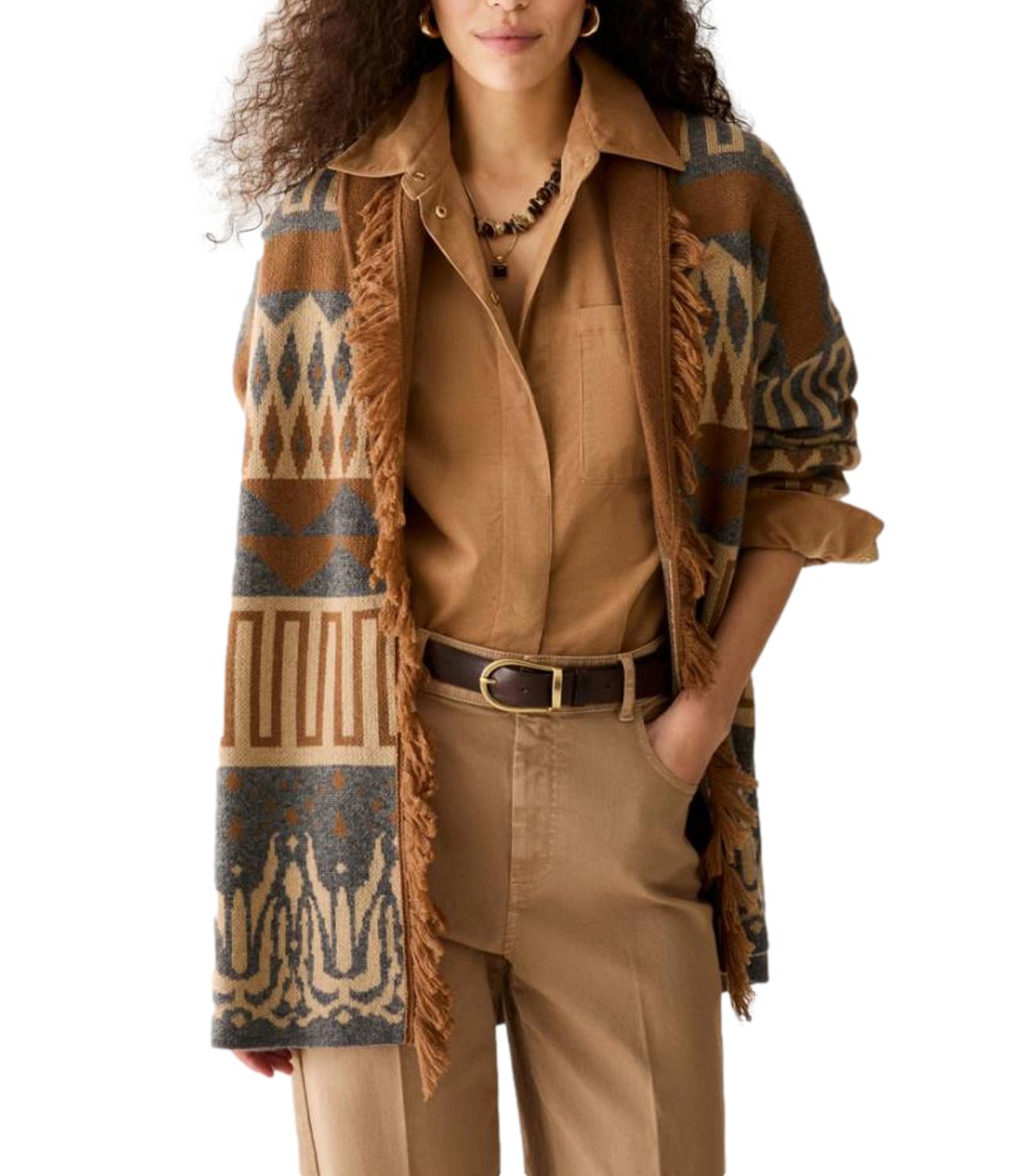 Cardigan Penny Black 2621346073200 Donna - Tabacco
