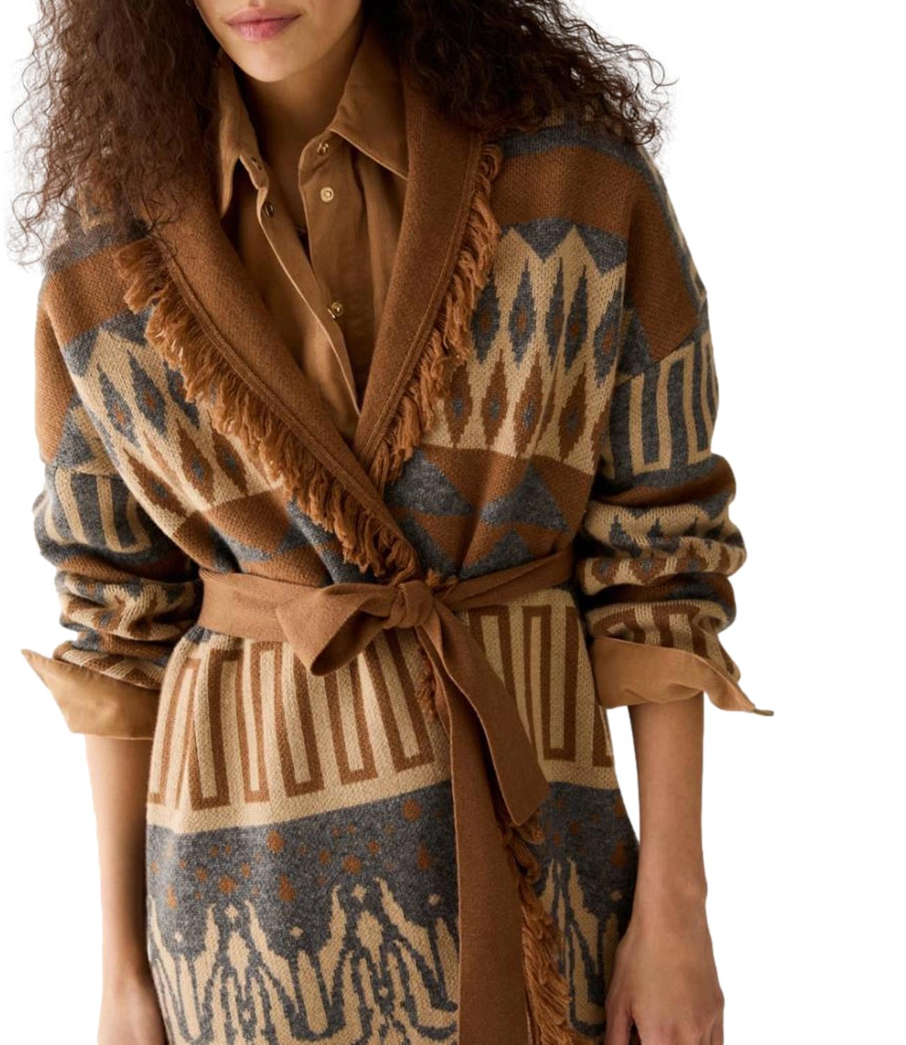Cardigan Penny Black 2621346073200 Donna - Tabacco