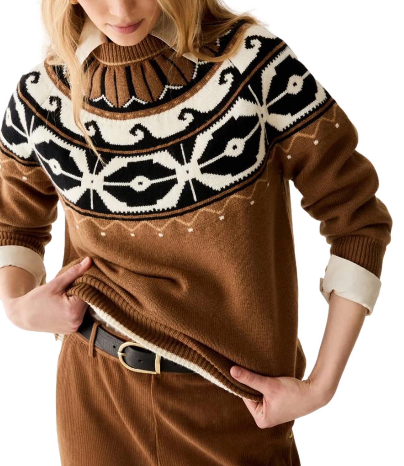 Maglia Penny Black 2621366613200 Donna - Tabacco