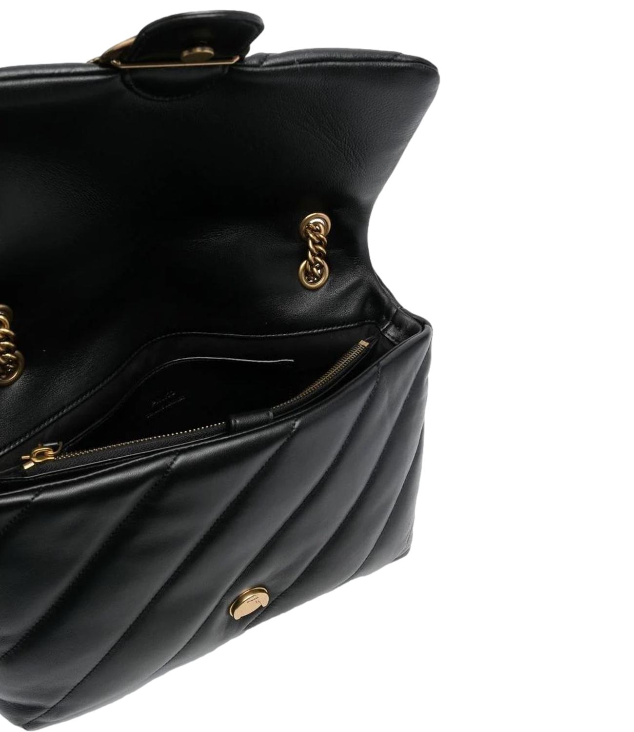 Borsa Pinko 100037-A0F2 Donna - NerO-Antique Gold