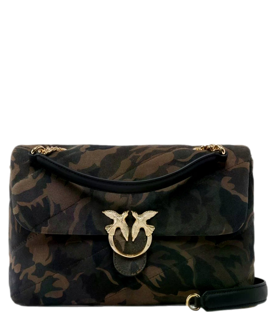 Borsa Pinko 100038-A3LR Donna - Mult.militar GreeN-Gold