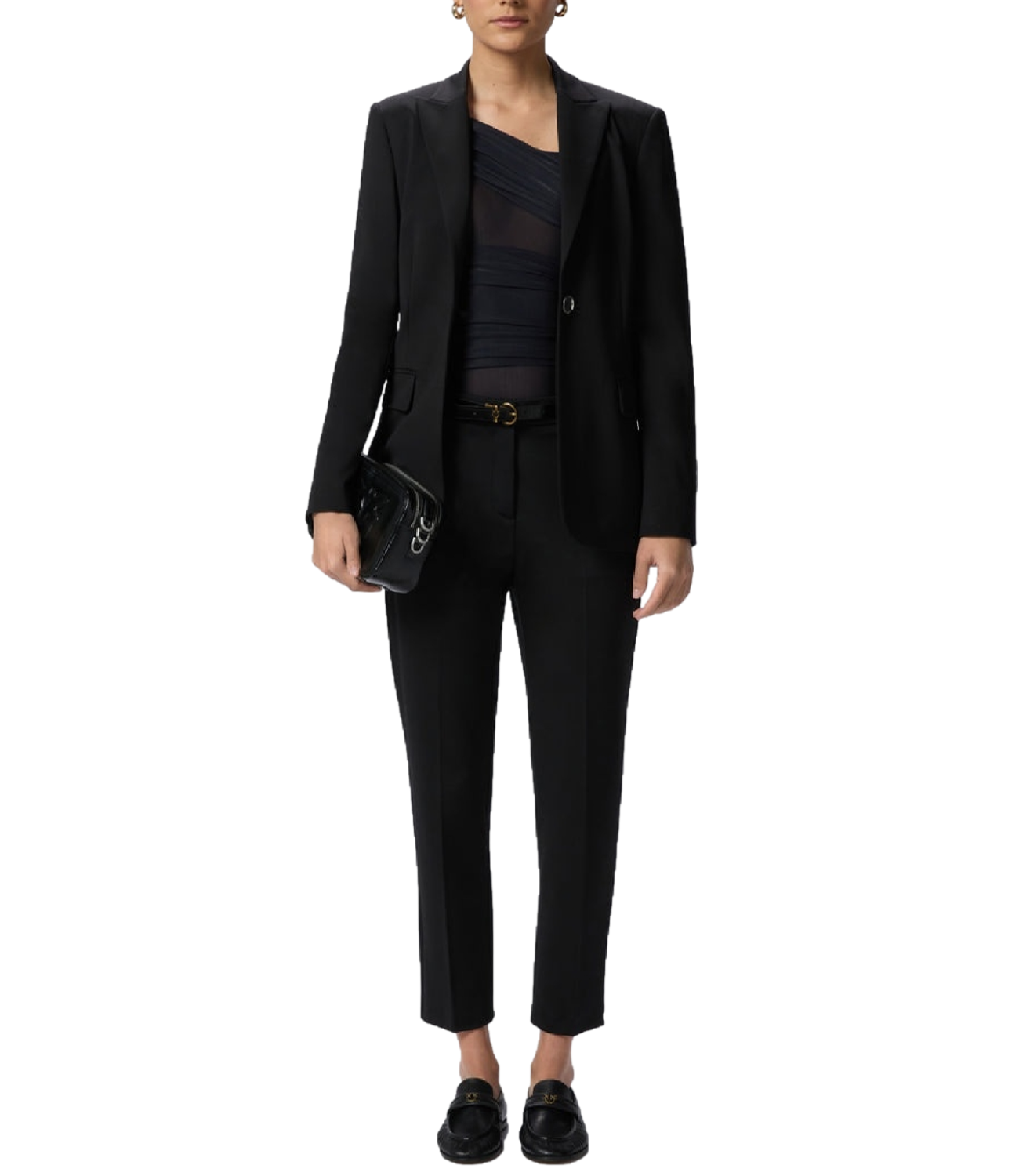 Pantalone Pinko 100155-A3NV Donna - Nero Limousine
