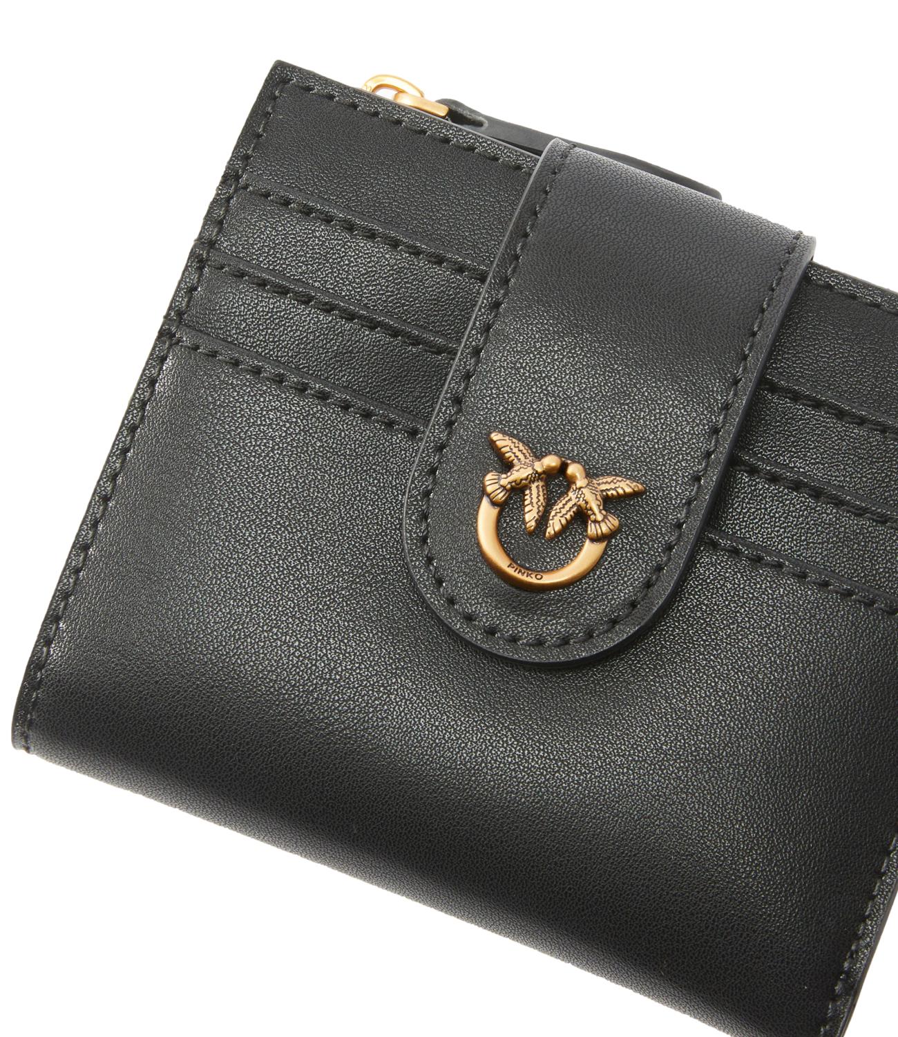 Portafogli Pinko 103610-A0F1 Donna - NerO-Antique Gold
