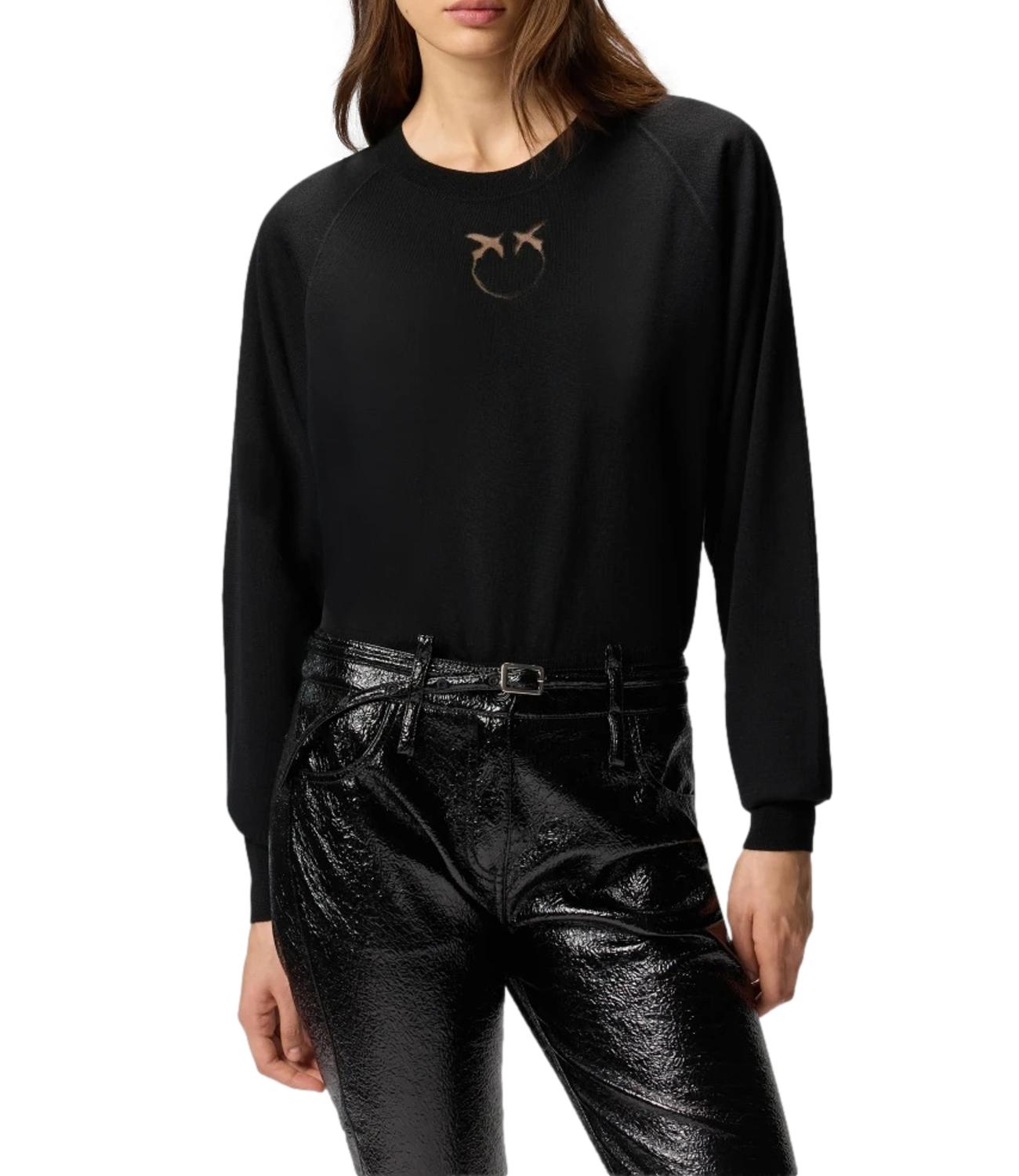 Maglia Pinko 105417-A18M Donna - Nero Limousine