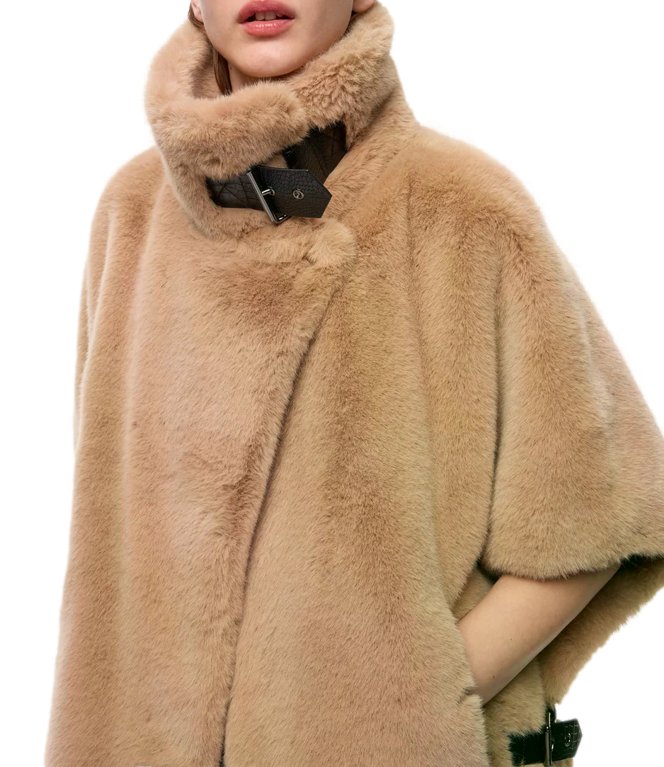 Pelliccia Pinko 107043-A3E7 Donna - Beige Toupe Caldo