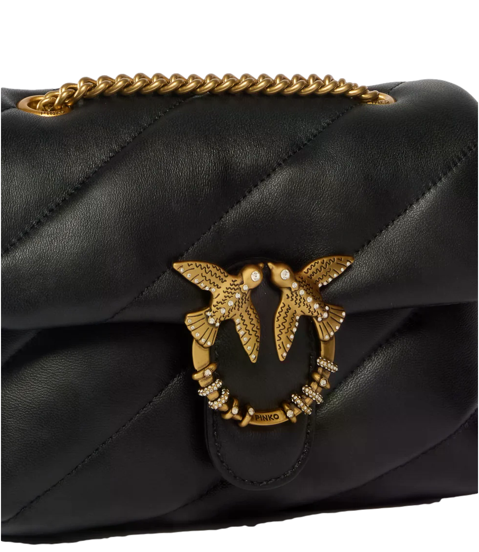 Borsa Pinko 107058-A0F2 Donna - NerO-Antique Gold