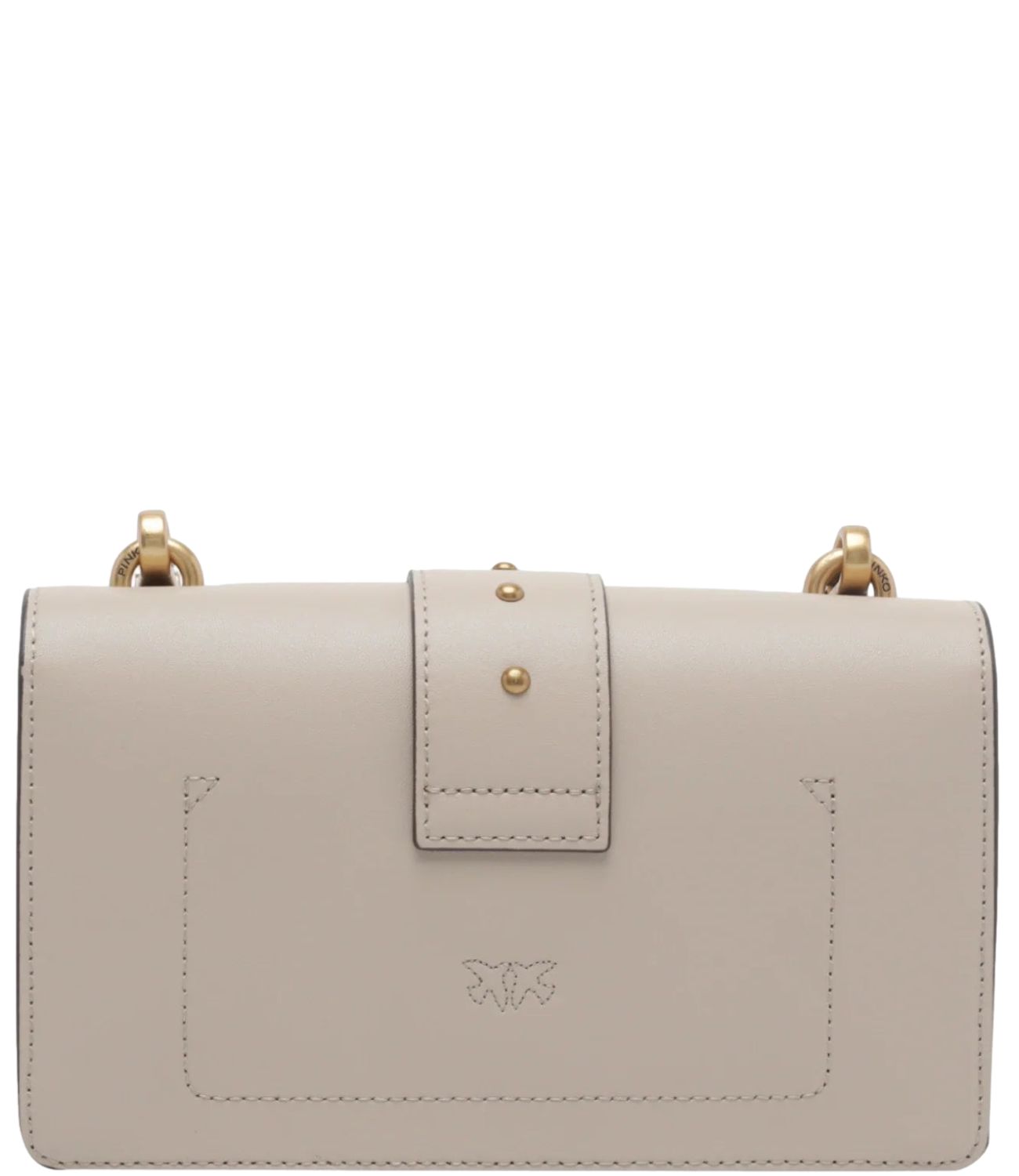 Borsa Pinko 107071-A0F1 Donna - BeigE-Grigio FumO-Antique Gold