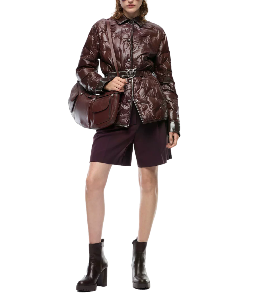 Piumino Pinko 107163-A3FI Donna - Marrone Testa Moro