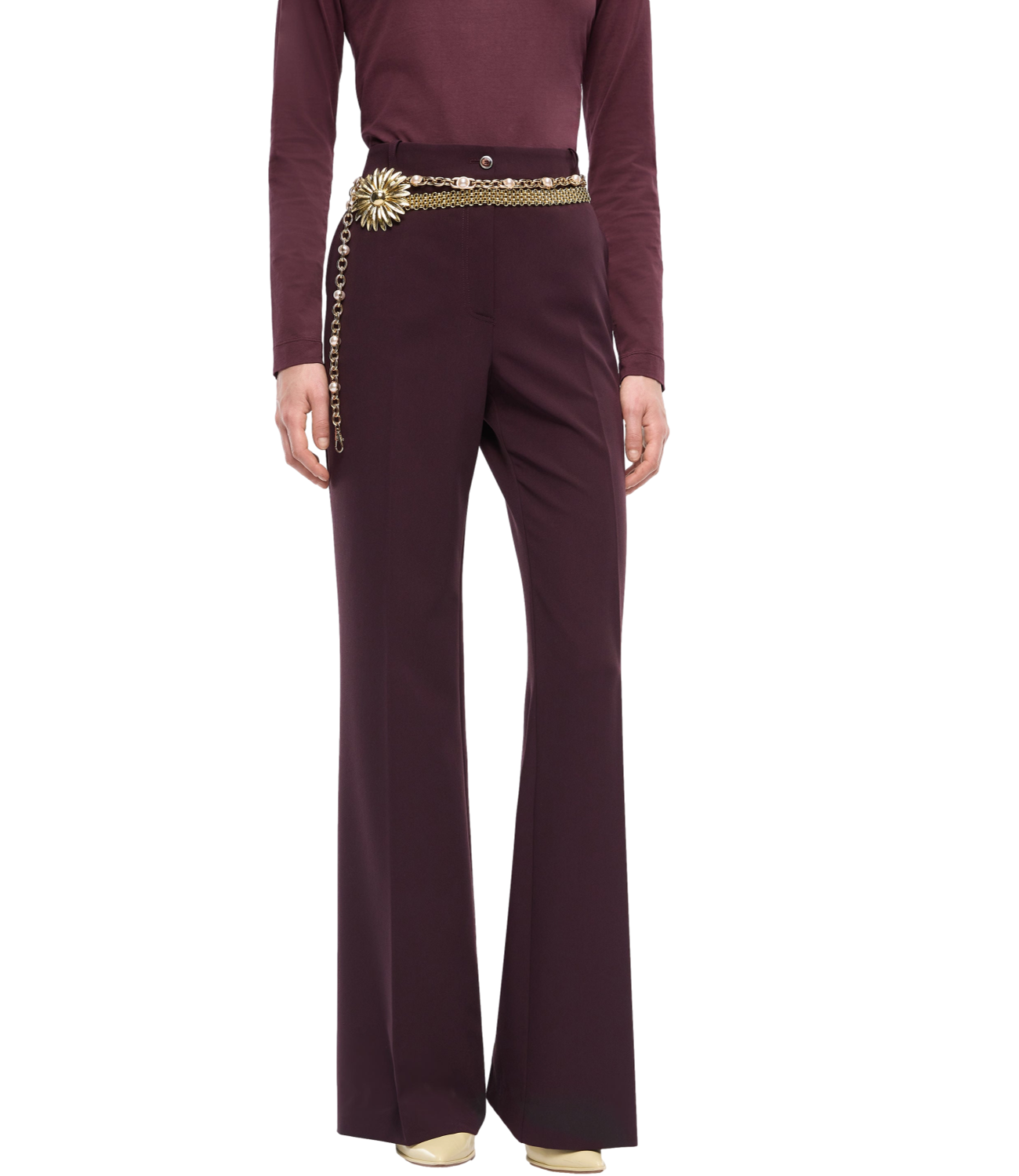Pantalone Pinko 107214-A18E Donna - Bordeaux Scuro