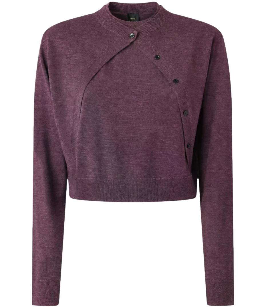Maglia Pinko 107259-A3FY Donna - Viola Prugna Perfetto