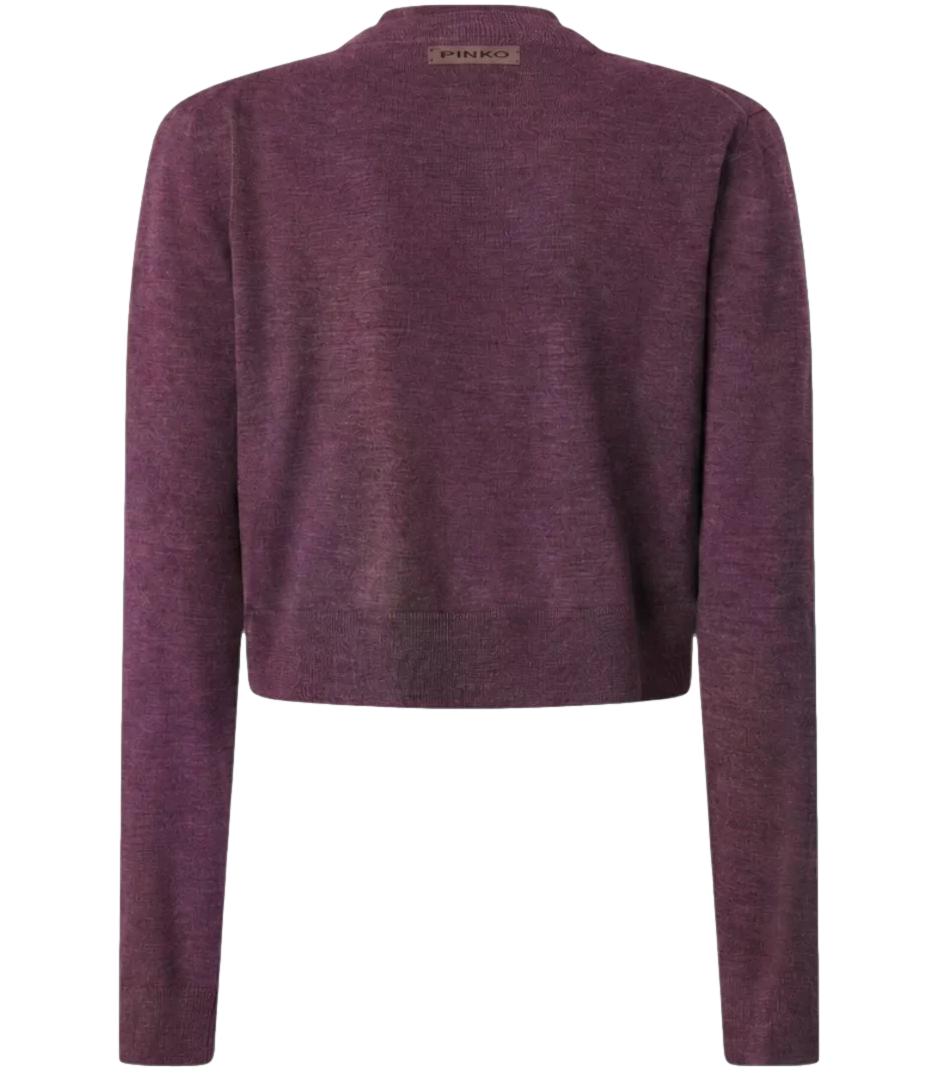 Maglia Pinko 107259-A3FY Donna - Viola Prugna Perfetto