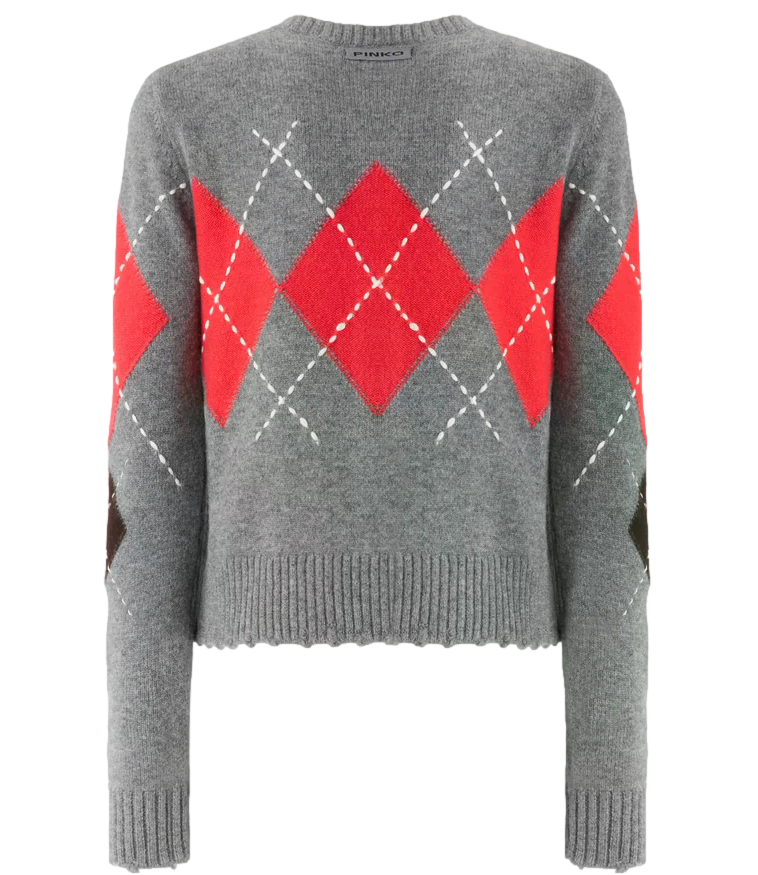 Maglia Pinko 107284-A3IE Donna - Grigio/marrone