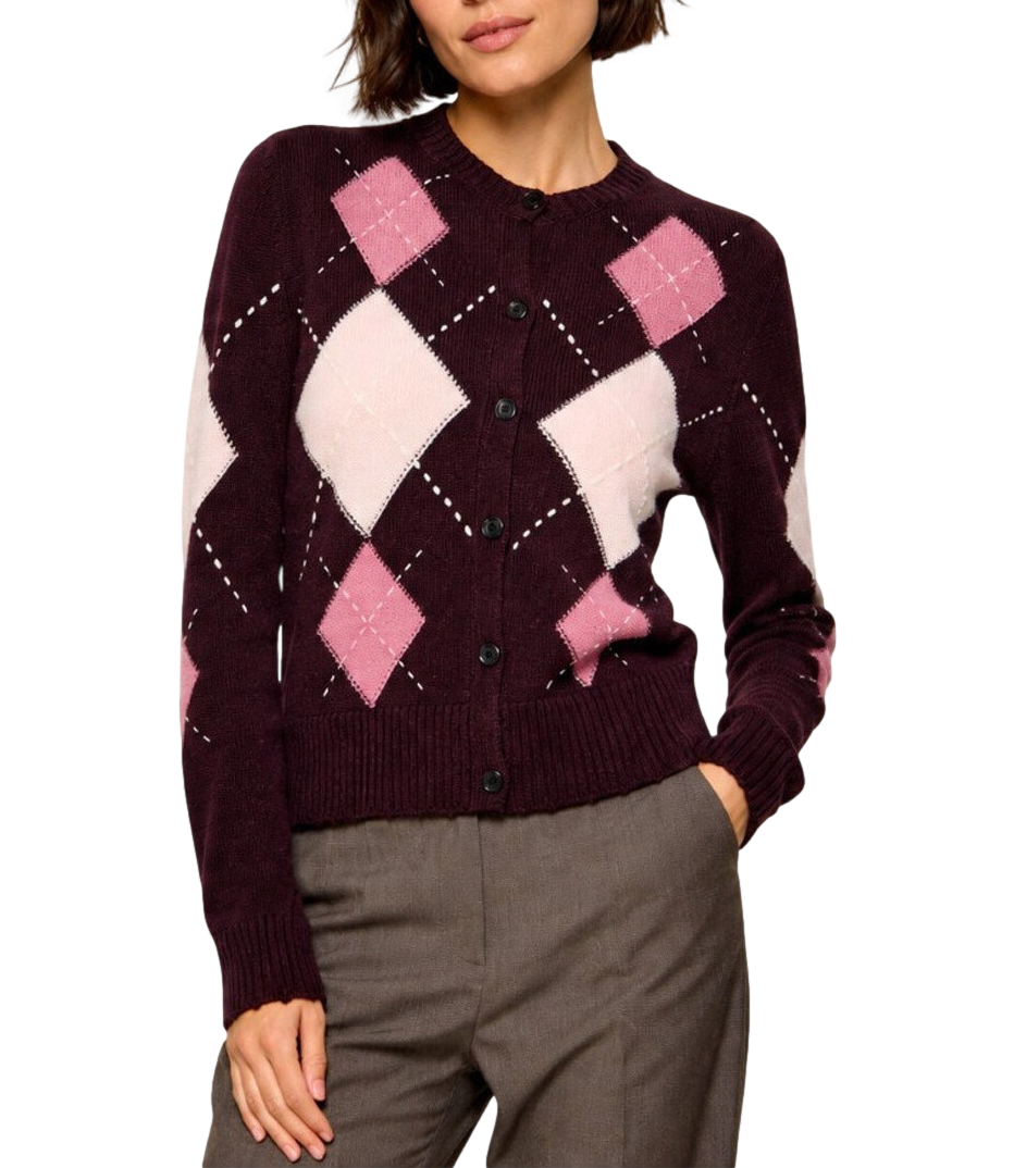 Maglia Pinko 107284-A3IE Donna - Bordeaux/rosa
