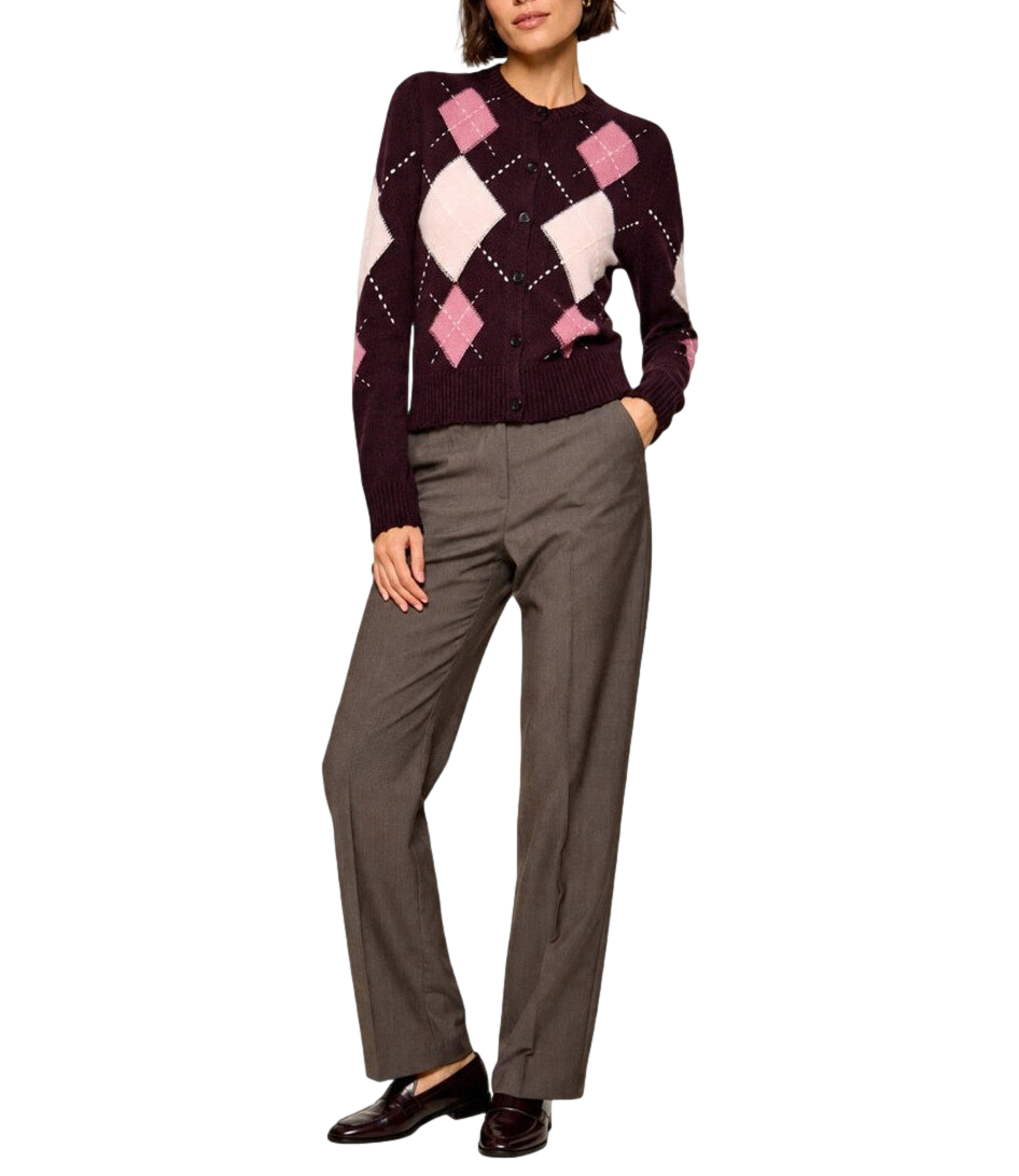 Maglia Pinko 107284-A3IE Donna - Bordeaux/rosa
