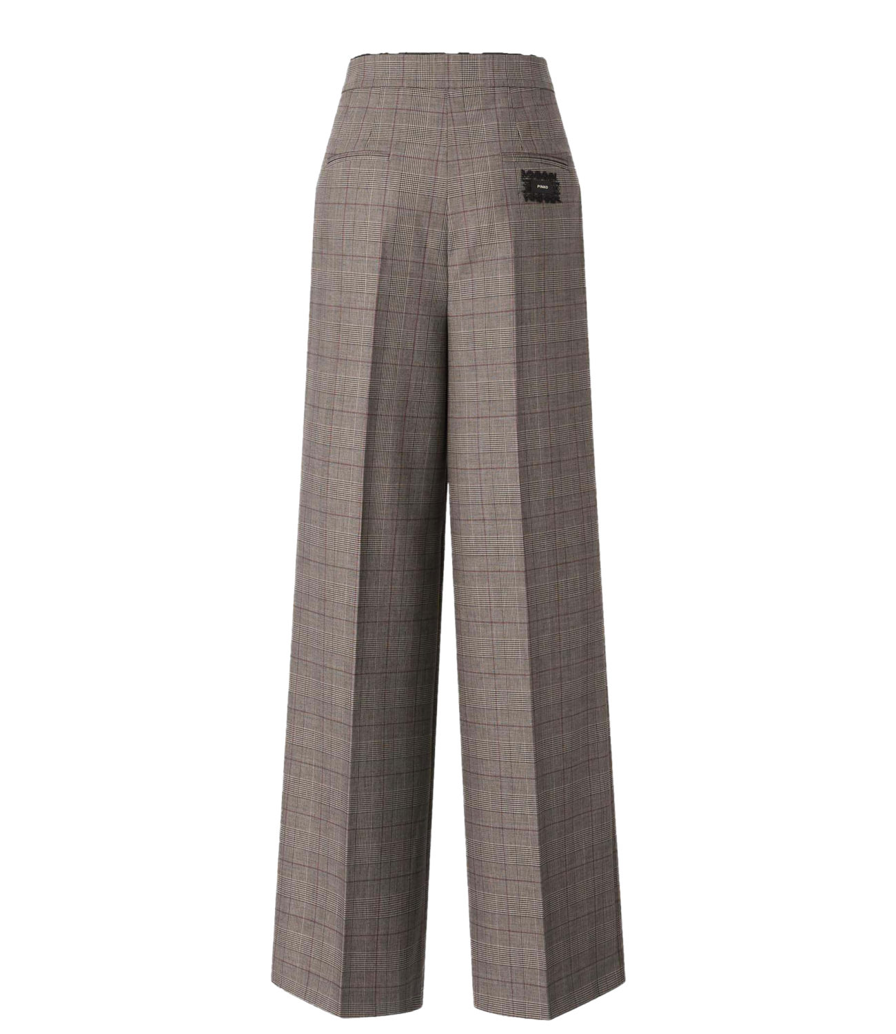 Pantalone Pinko 107476-A3FF Donna - Beige/bordeaux/nero
