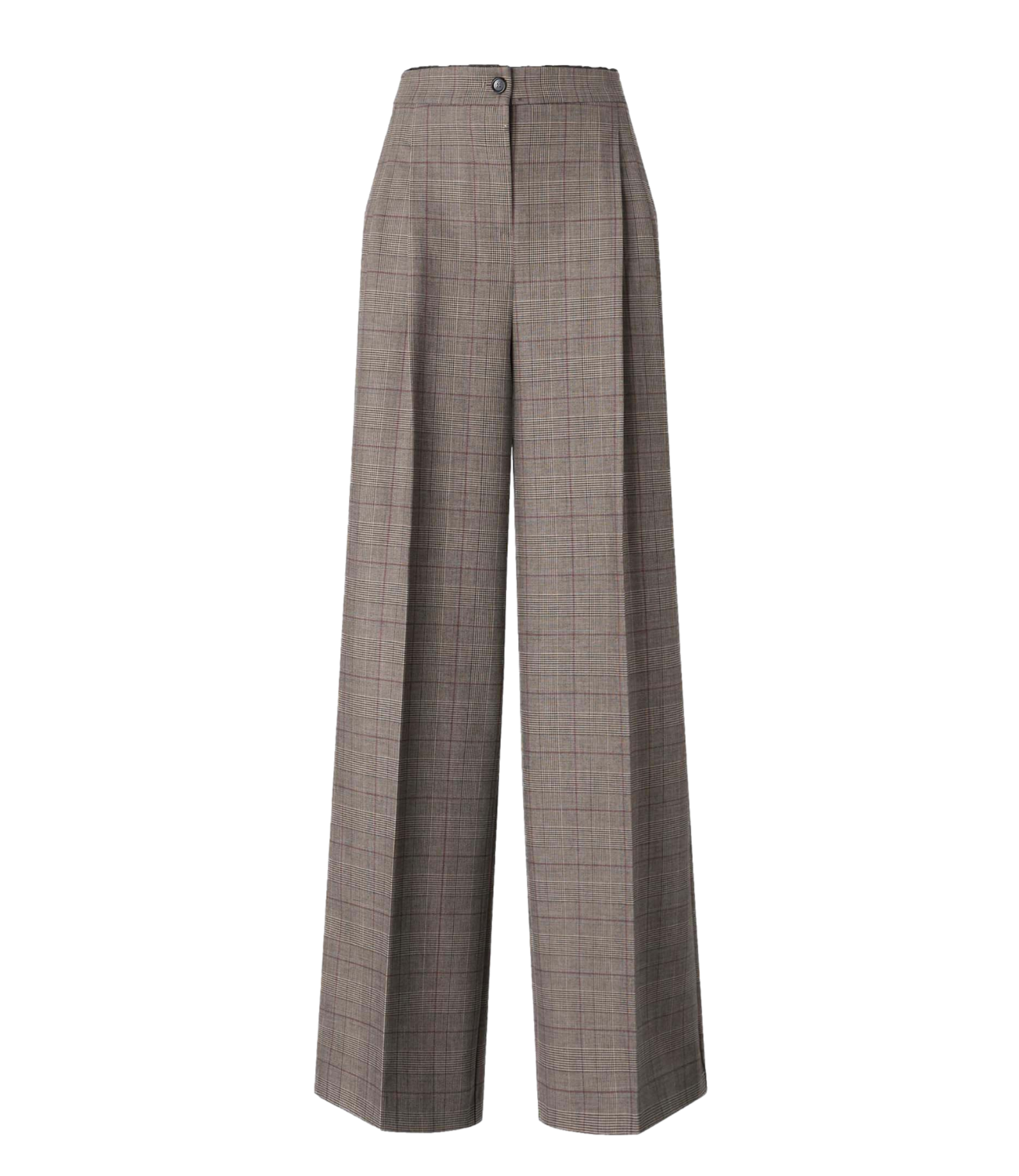 Pantalone Pinko 107476-A3FF Donna - Beige/bordeaux/nero