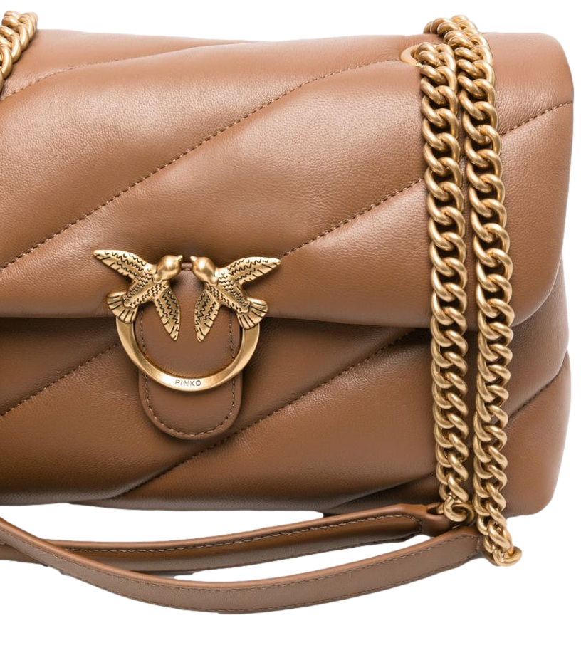 Borsa Pinko 107616-A0F2 Donna - Marrone CognaC-Antique Gold