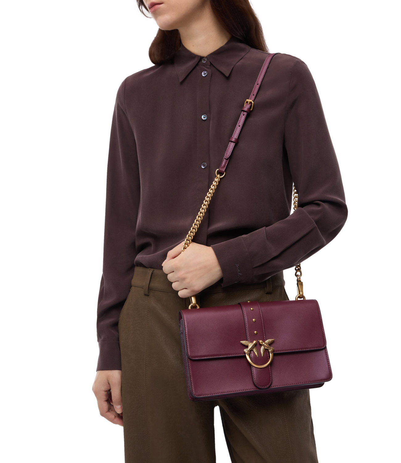 Borsa Pinko 107621-A0F1 Donna - Ribes IntensO-Antique Gold