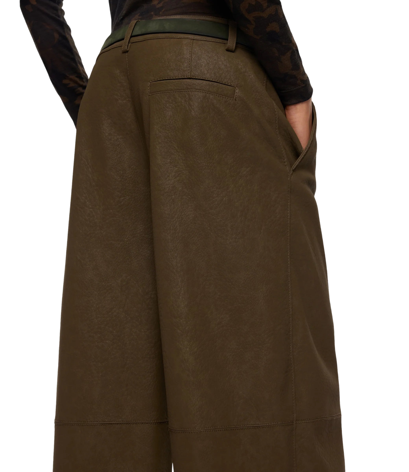 Pantalone Pinko 107710-A3MD Donna - Verde - Faggio