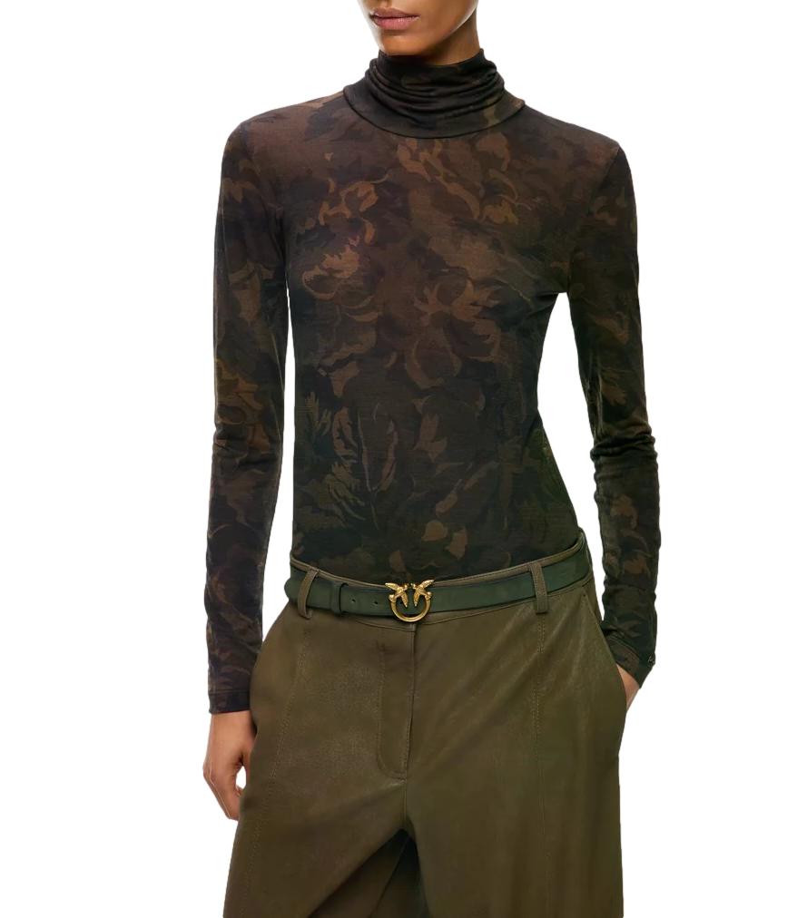 Maglia Pinko 107735-A3MT Donna - Mult.verde/nero