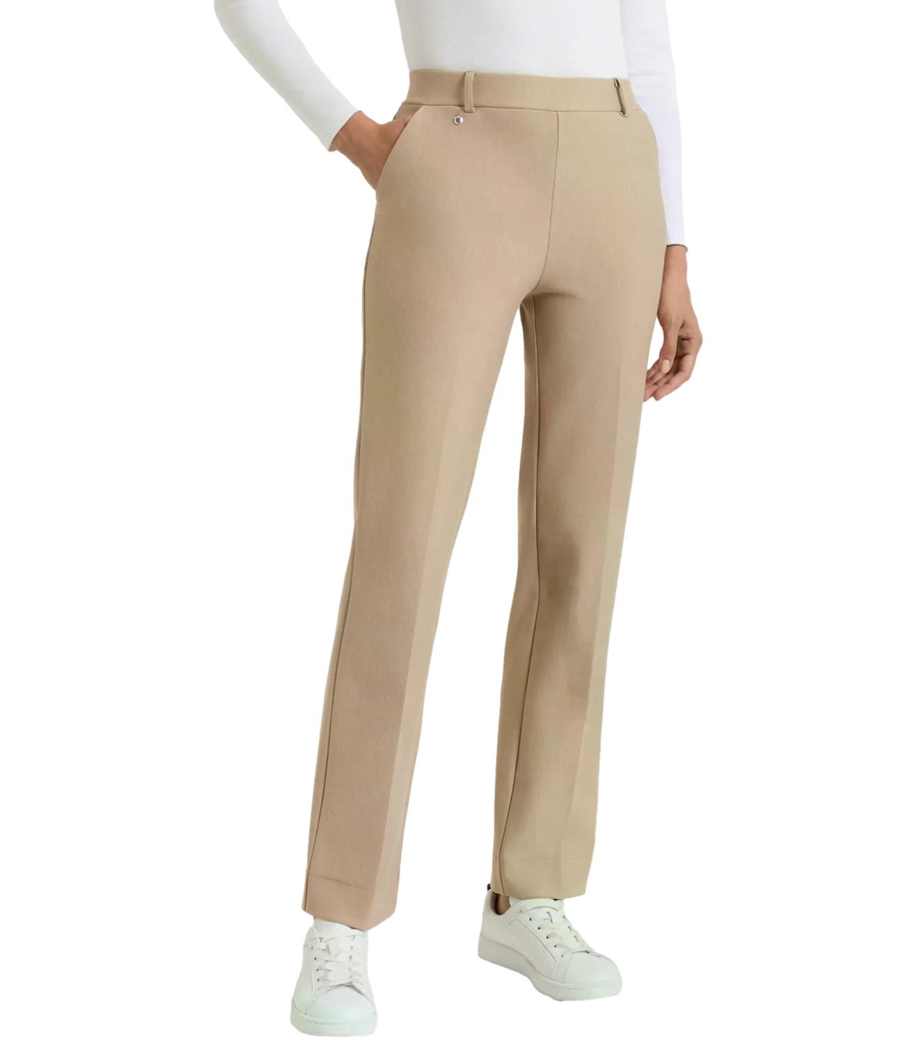 Pantalone Ragno DB24PP Donna - Cammello Mel.