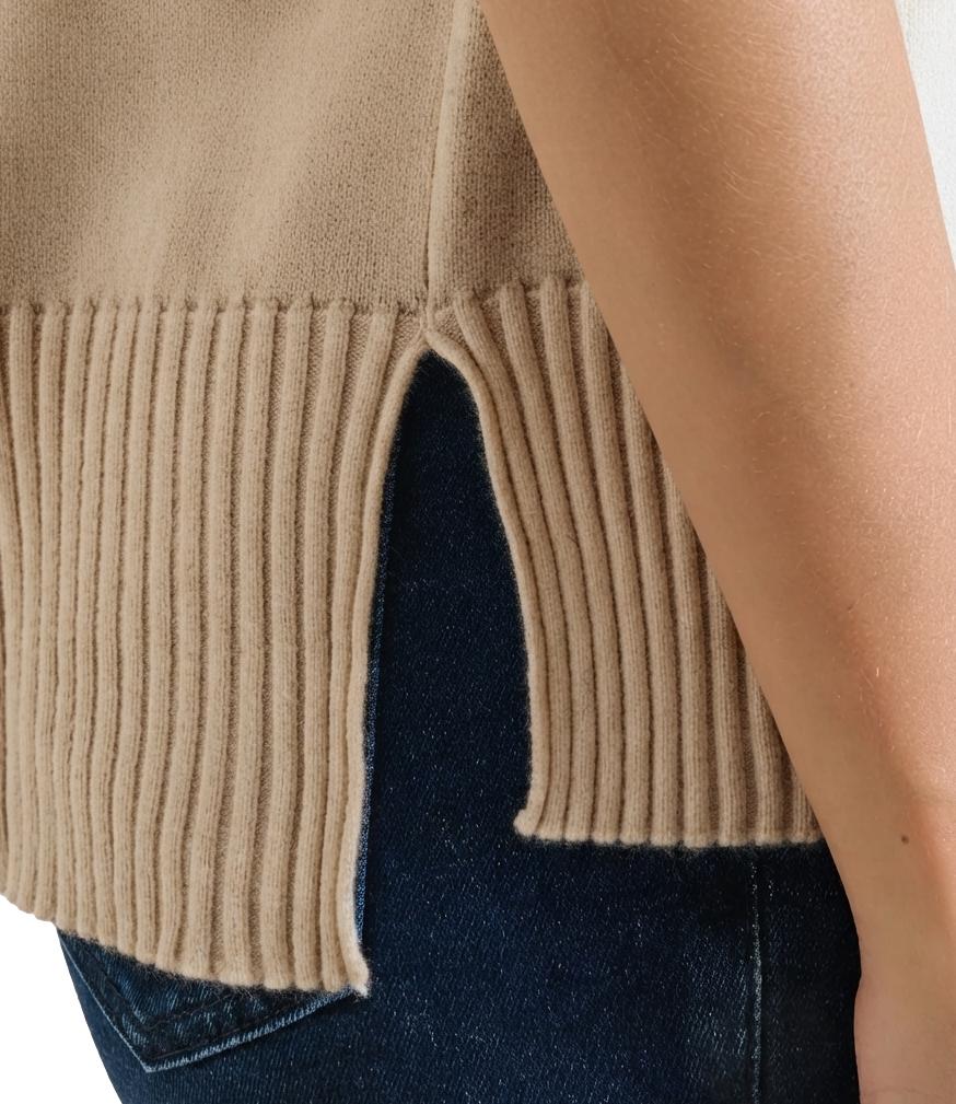 Maglia Ragno DT49M0 Donna - Cammello Mel.