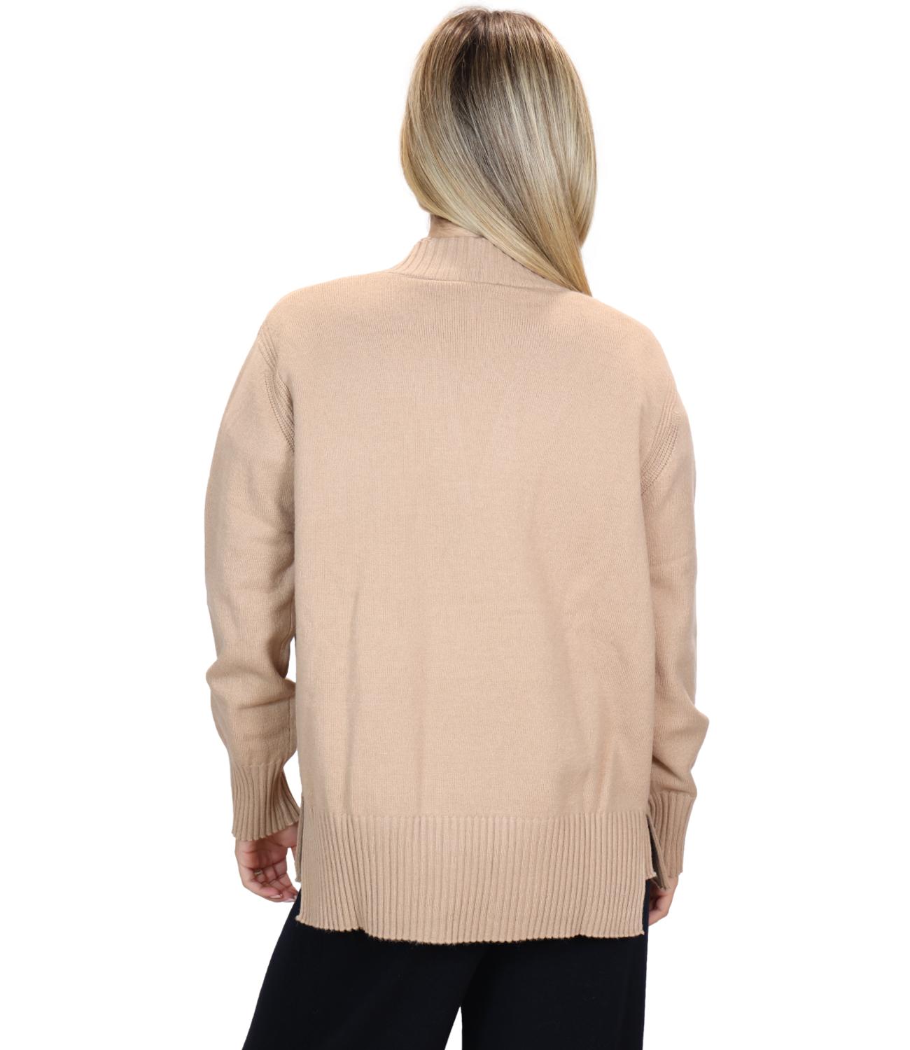 Cardigan Ragno DT49MN Donna - Cammello Mel.