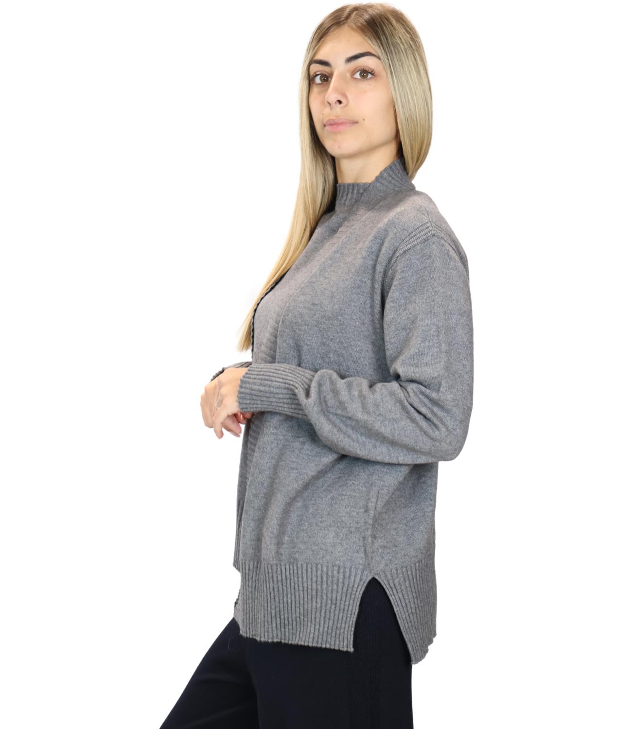 Cardigan Ragno DT49MN Donna - Ardesia Mel.