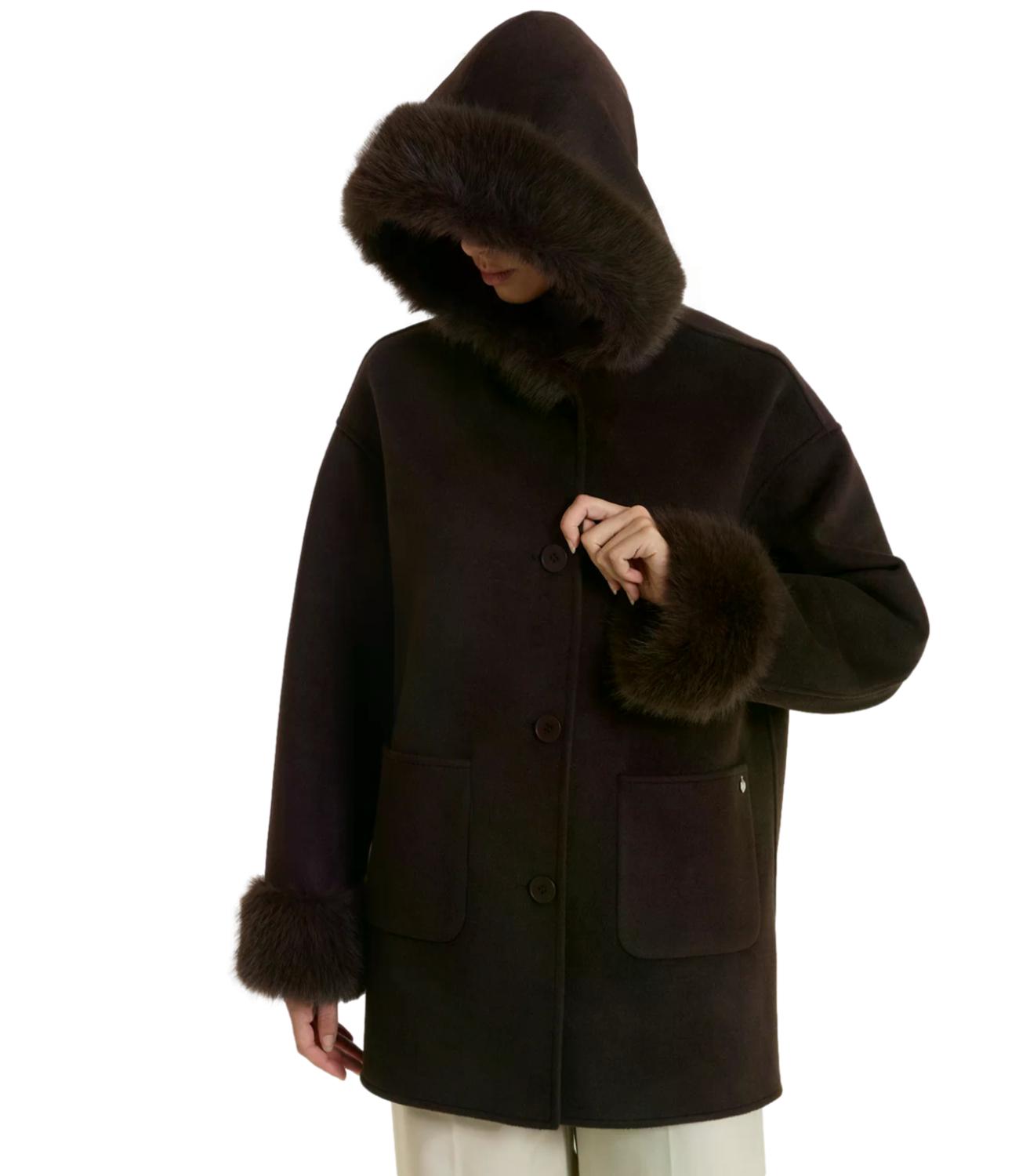 Cappotto Ragno DT64KU Donna - Chocolate Torte