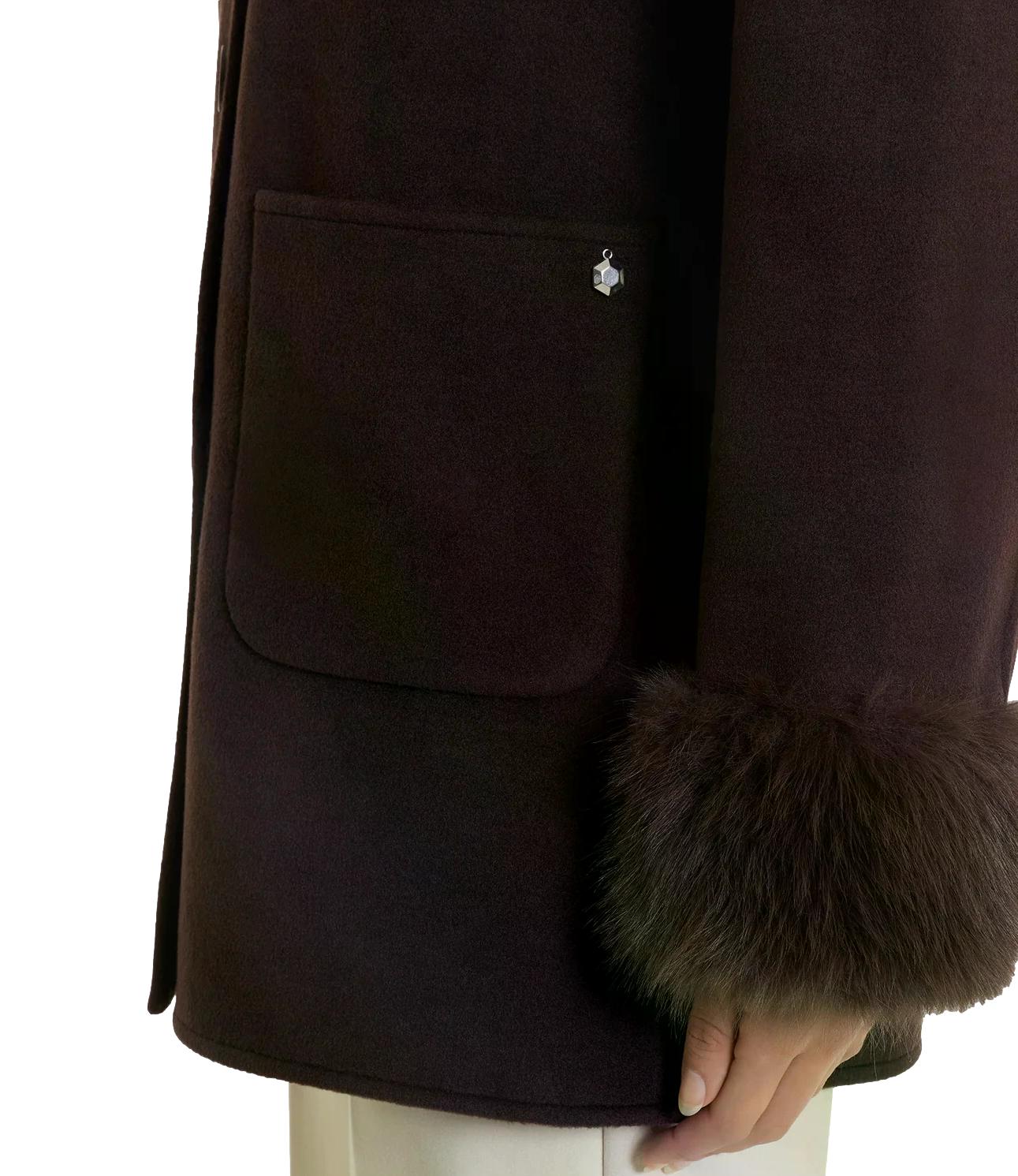 Cappotto Ragno DT64KU Donna - Chocolate Torte