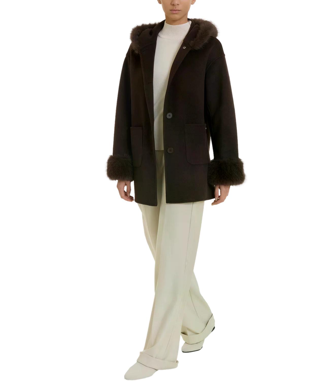 Cappotto Ragno DT64KU Donna - Chocolate Torte
