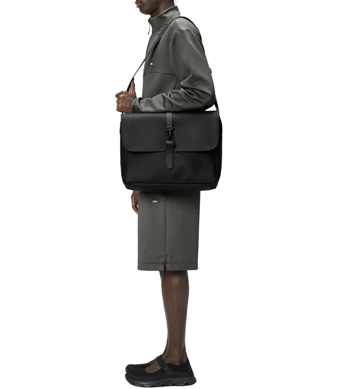 Borsa tracolla Rains 14580 Unisex - Nero