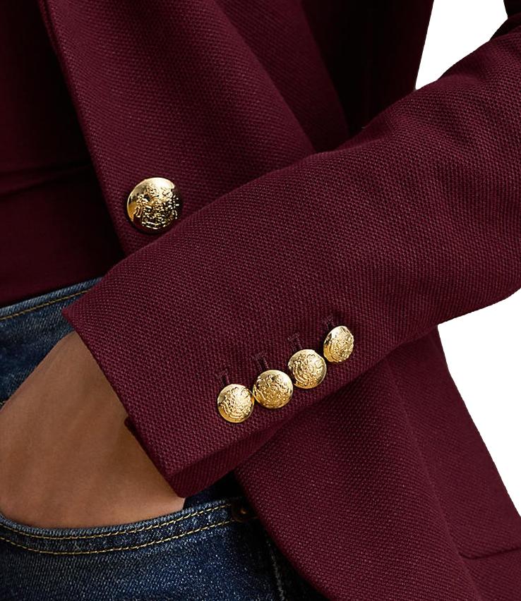 Blazer Ralph Lauren 200797305 Donna - Dark Garnet