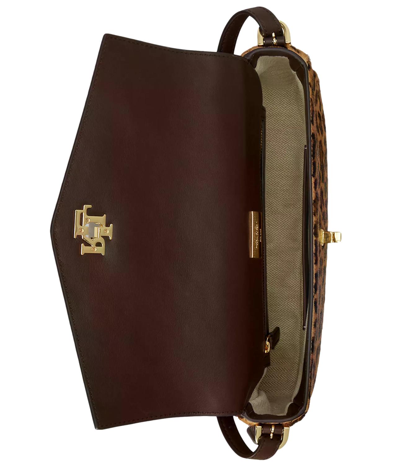 Borsa Ralph Lauren 431P18396 Donna - Modern Leopard/chestnut Brown