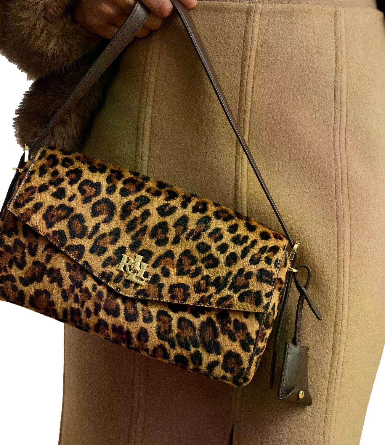 Borsa Ralph Lauren 431P18396 Donna - Modern Leopard/chestnut Brown