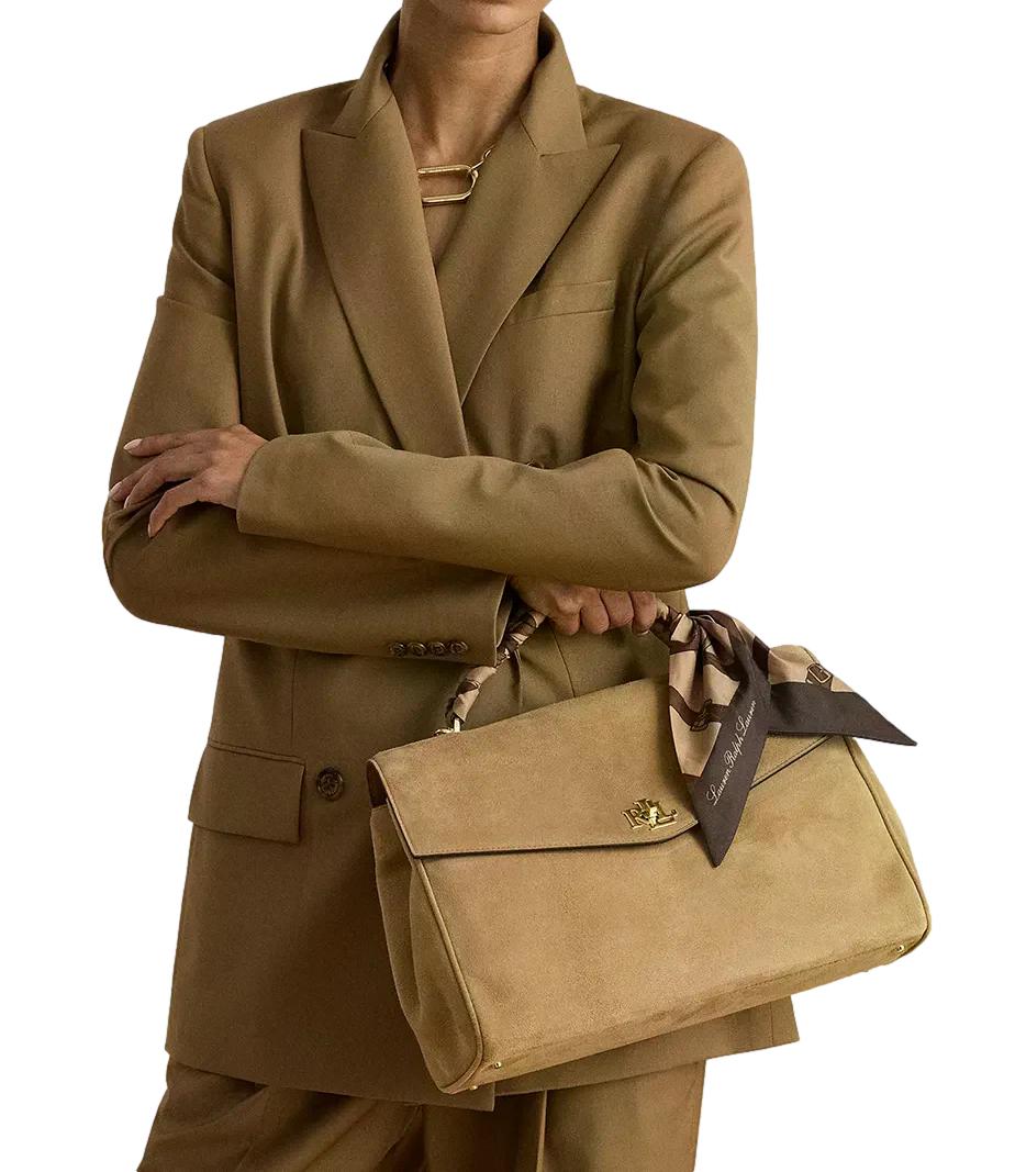Borsa Ralph Lauren 431P18402 Donna - Camel/urban Bltng/camel Multi