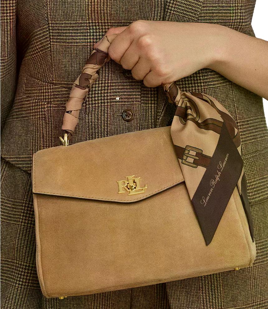 Borsa Ralph Lauren 431P18421 Donna - Camel/urban Bltng/camel Multi