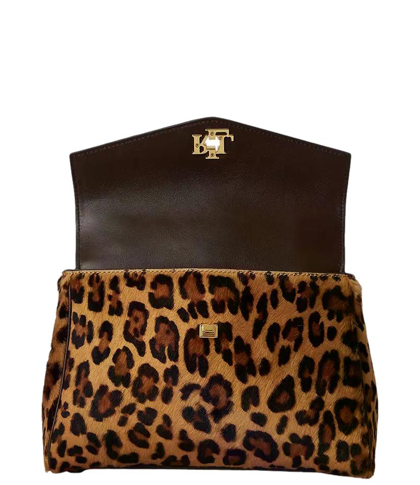 Borsa Ralph Lauren 431P18422 Donna - Modern Leopard/chestnut Brown