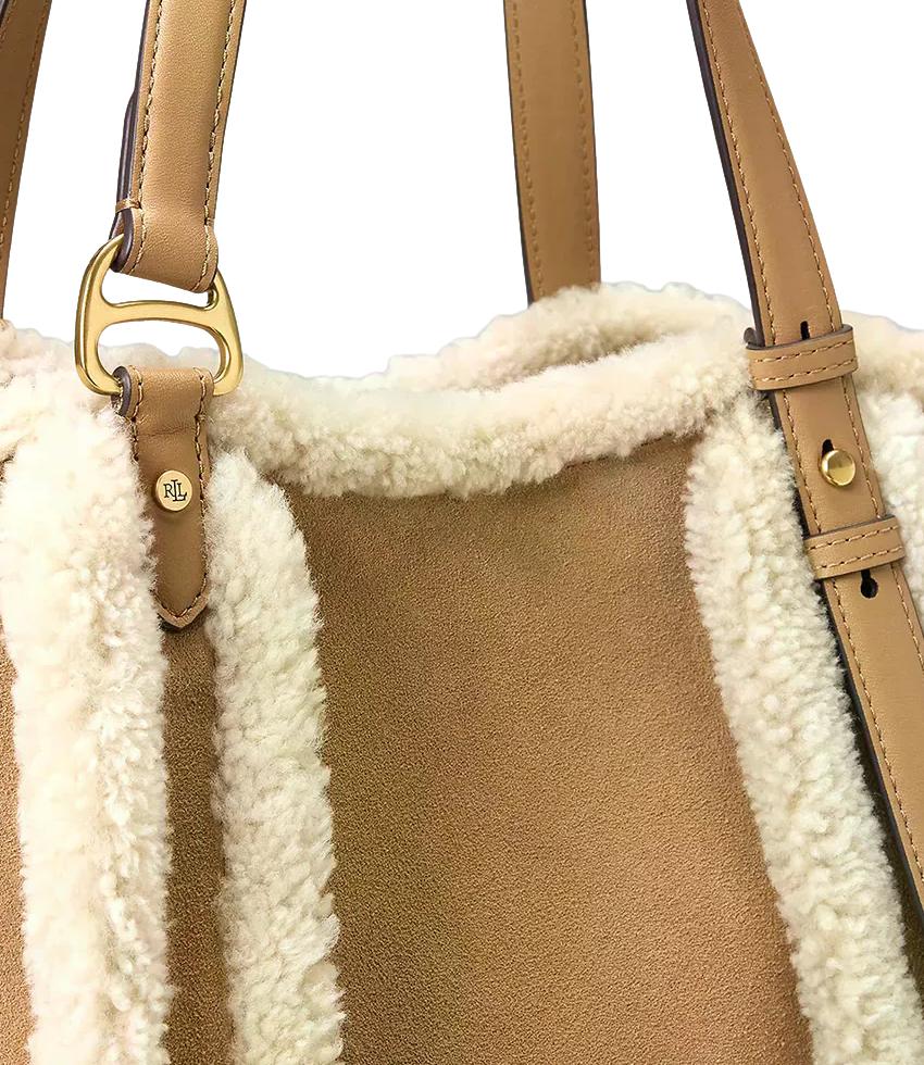 Borsa Ralph Lauren 431P18713 Donna - Camel/natural