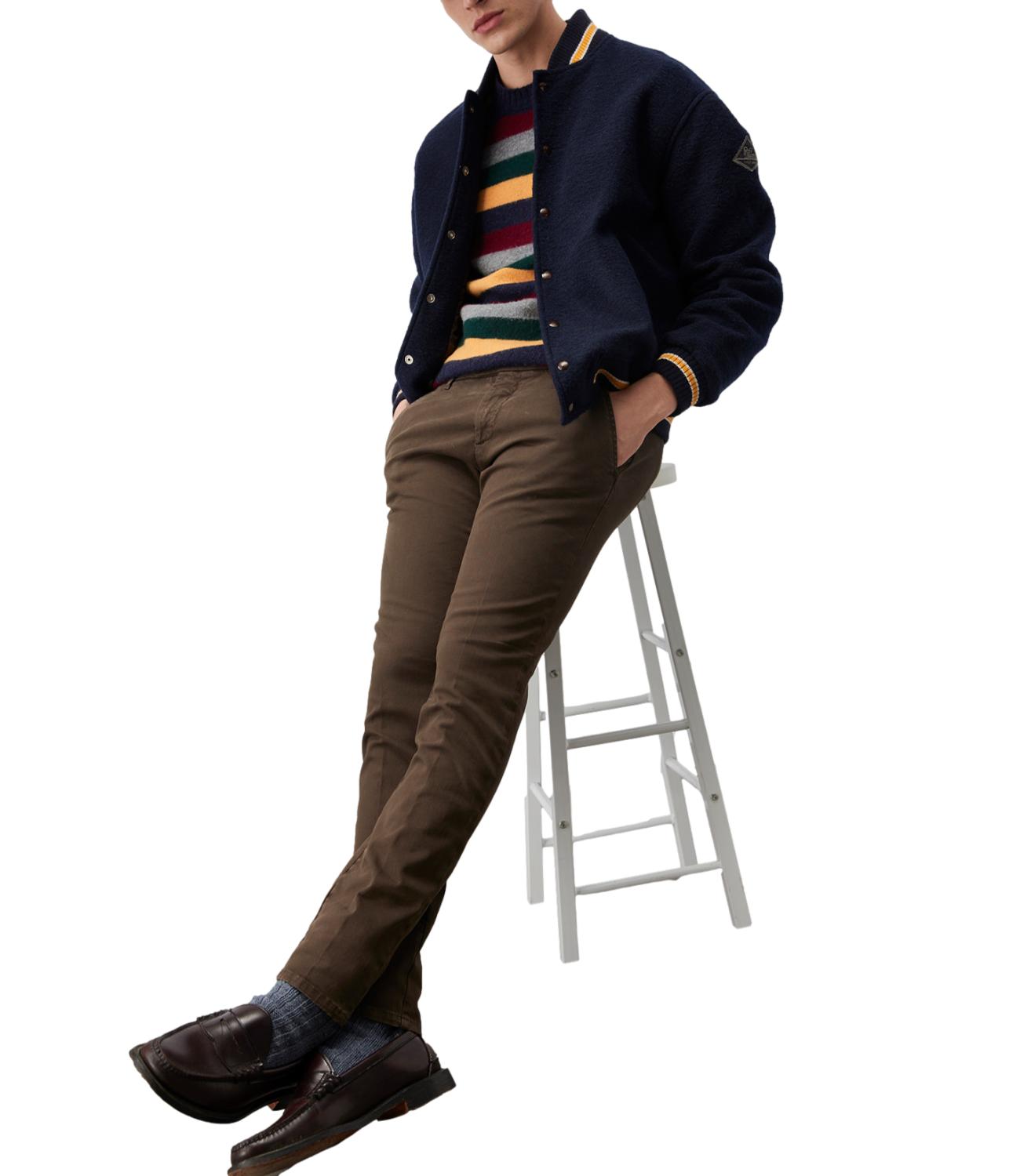 Pantalone Roy Roger's RRU013C8700112 Uomo - Read Brown