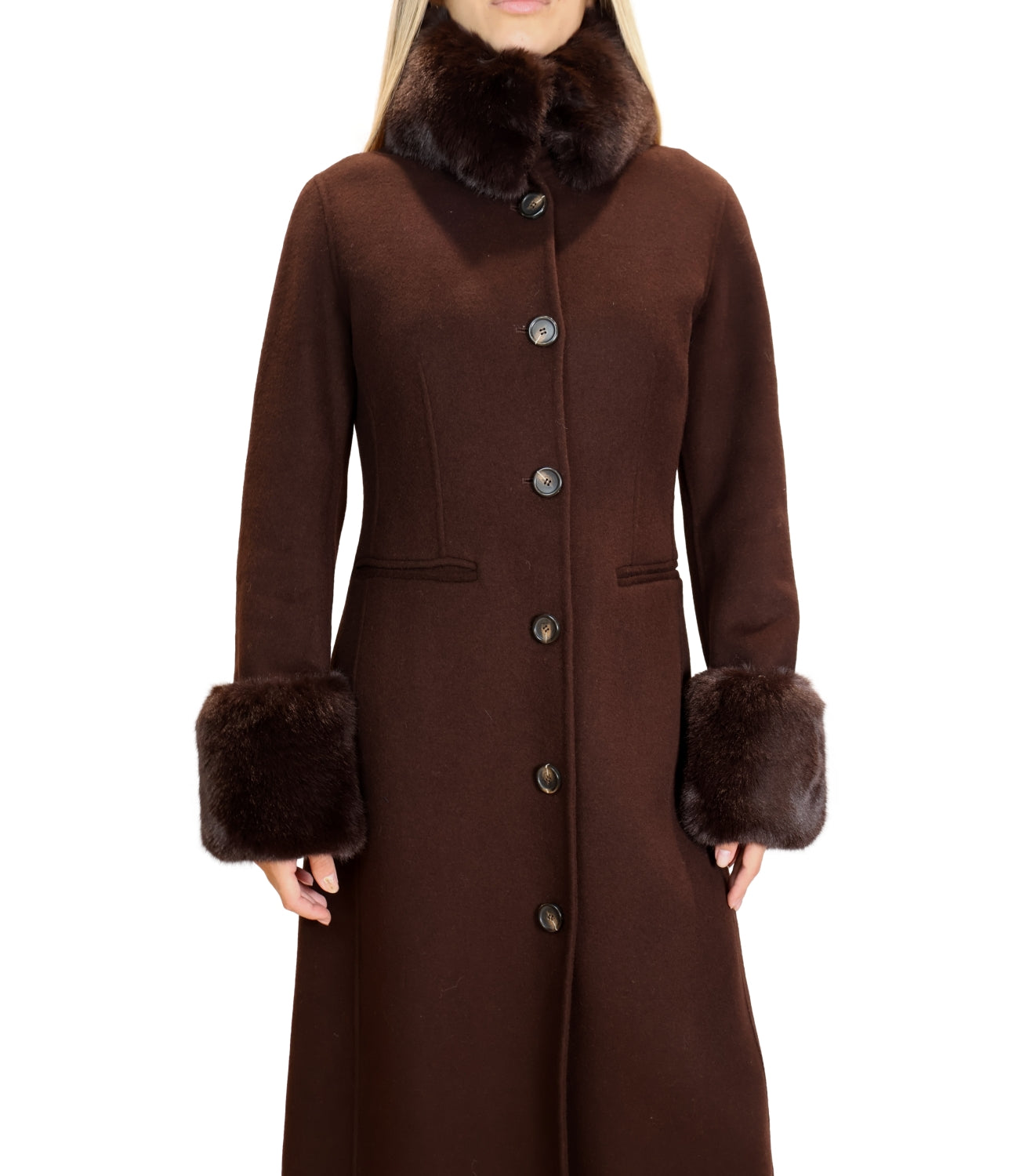 Cappotto Silence Limited CP930-AAI26 Donna - Dark Brown
