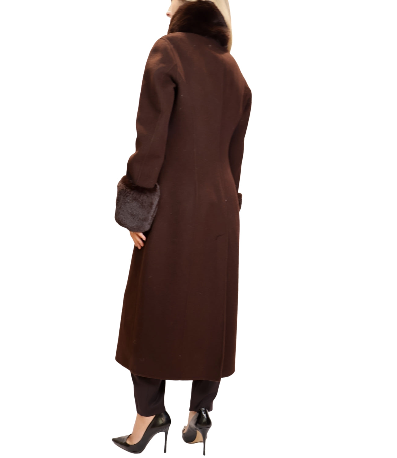 Cappotto Silence Limited CP930-AAI26 Donna - Dark Brown