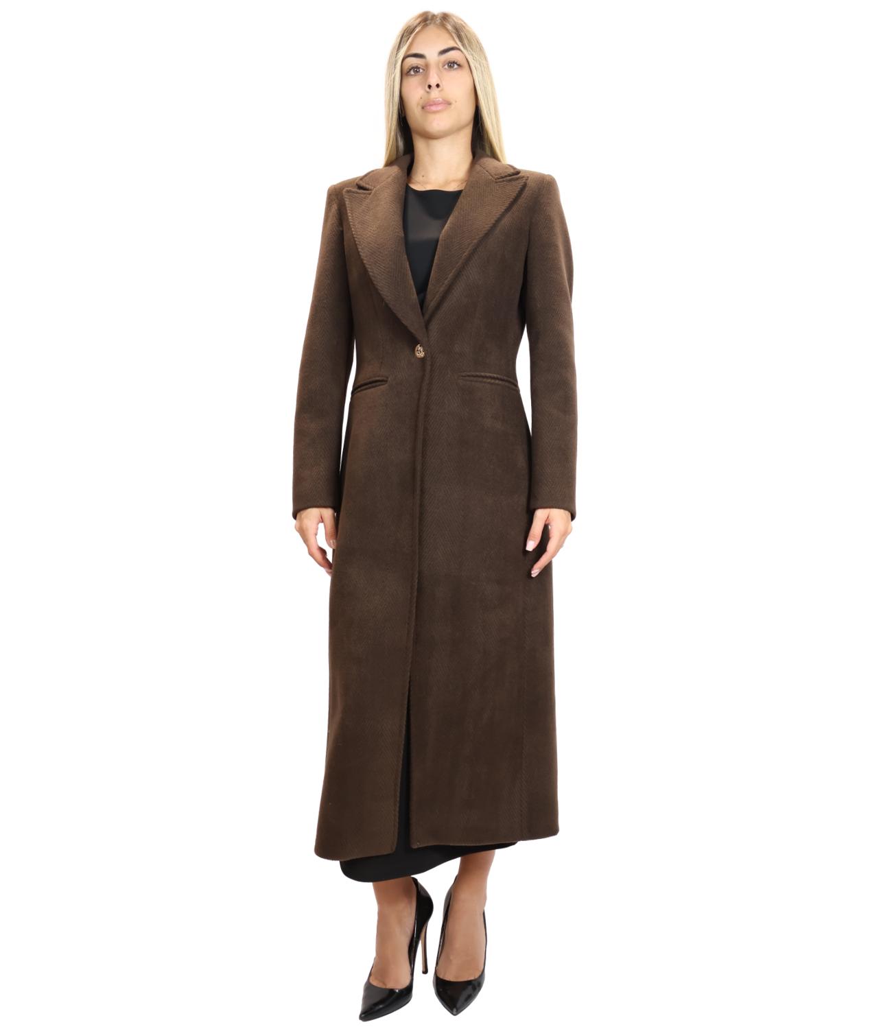 Cappotto Silence Limited CP930M-FWAI26 Donna - Dark Brown