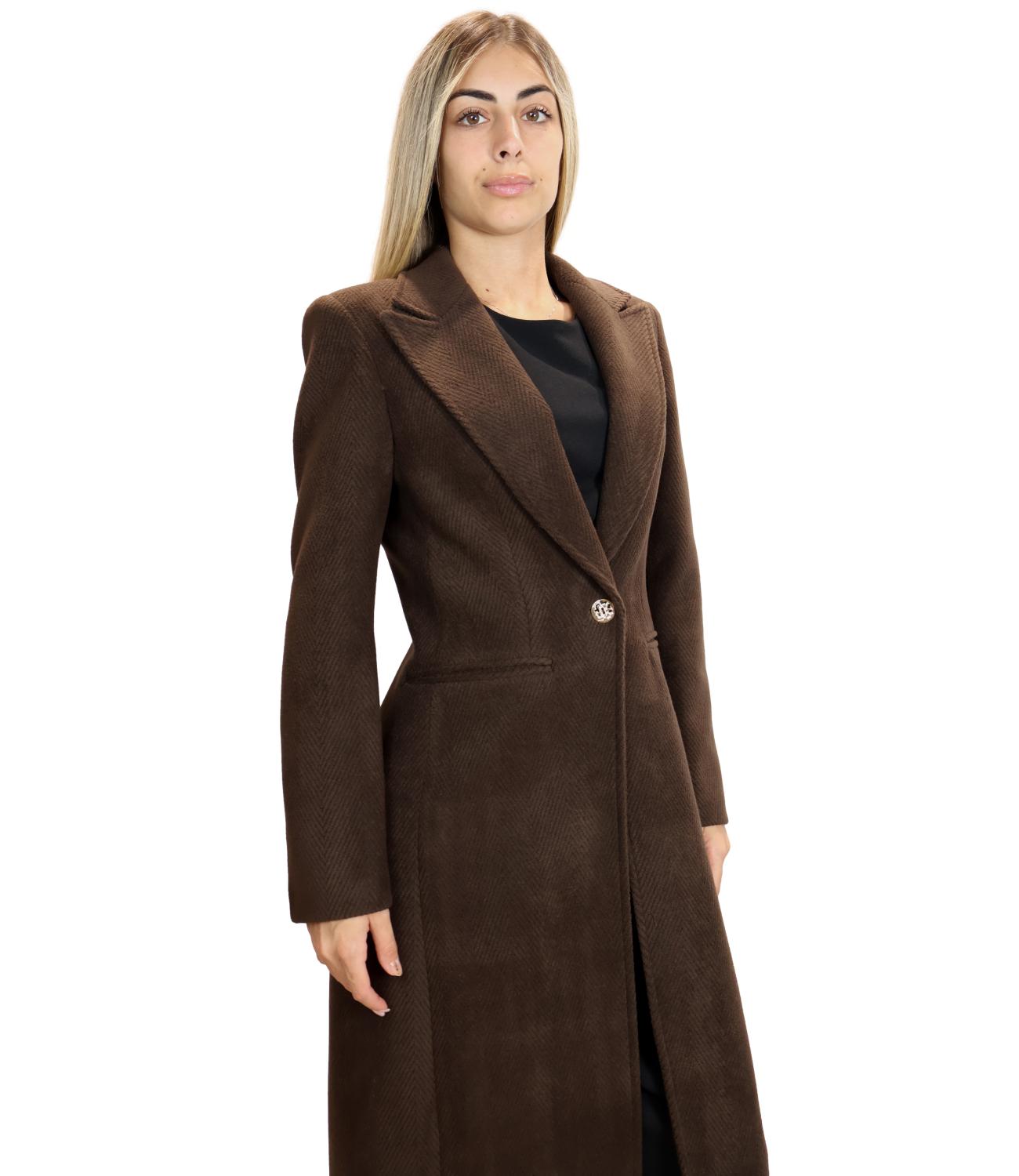 Cappotto Silence Limited CP930M-FWAI26 Donna - Dark Brown