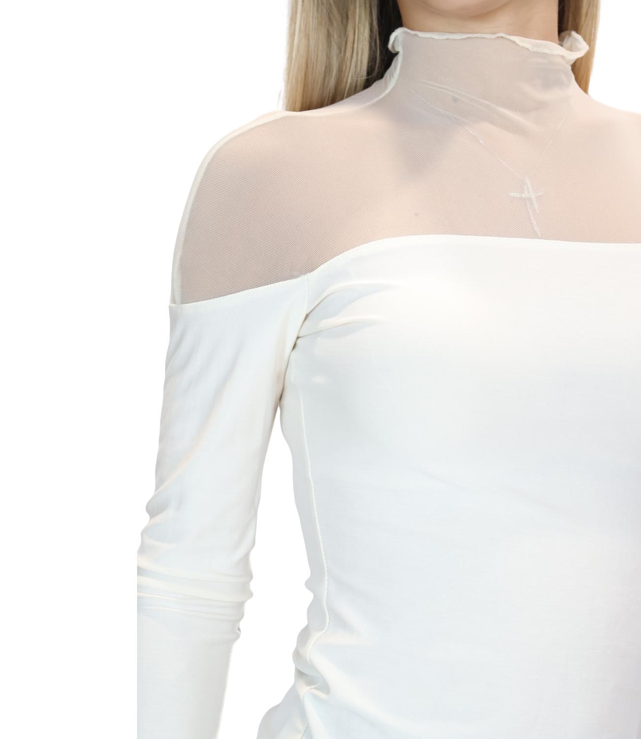 T-Shirt Silence Limited MA7069AI26 Donna - Milk