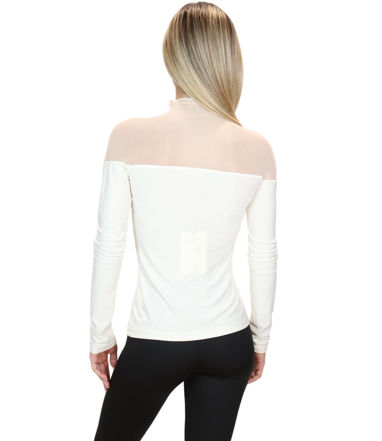T-Shirt Silence Limited MA7069AI26 Donna - Milk